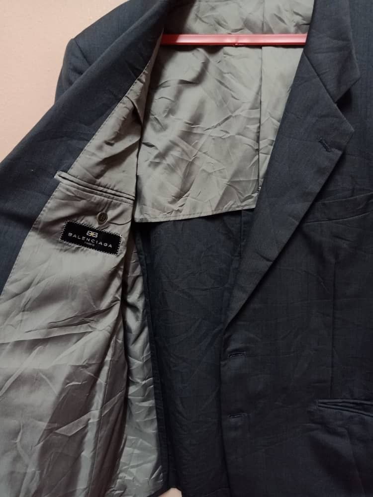 Balenciaga Balenciaga Vintage Blazer Size US L / EU 52-54 / 3 - 3 Thumbnail
