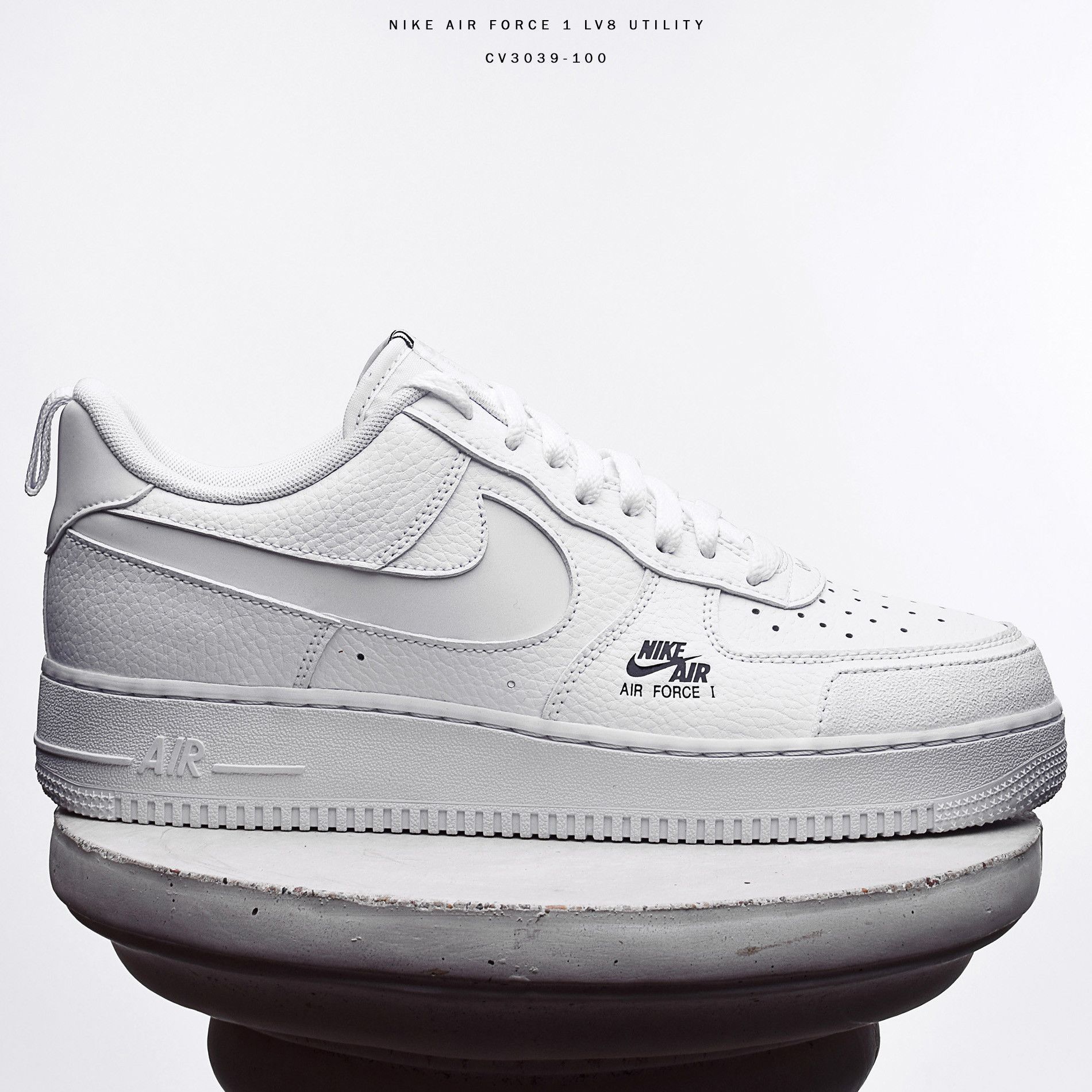 Nike Air Force 1 LV8 Utility White/Grey Fog - CV3039-100