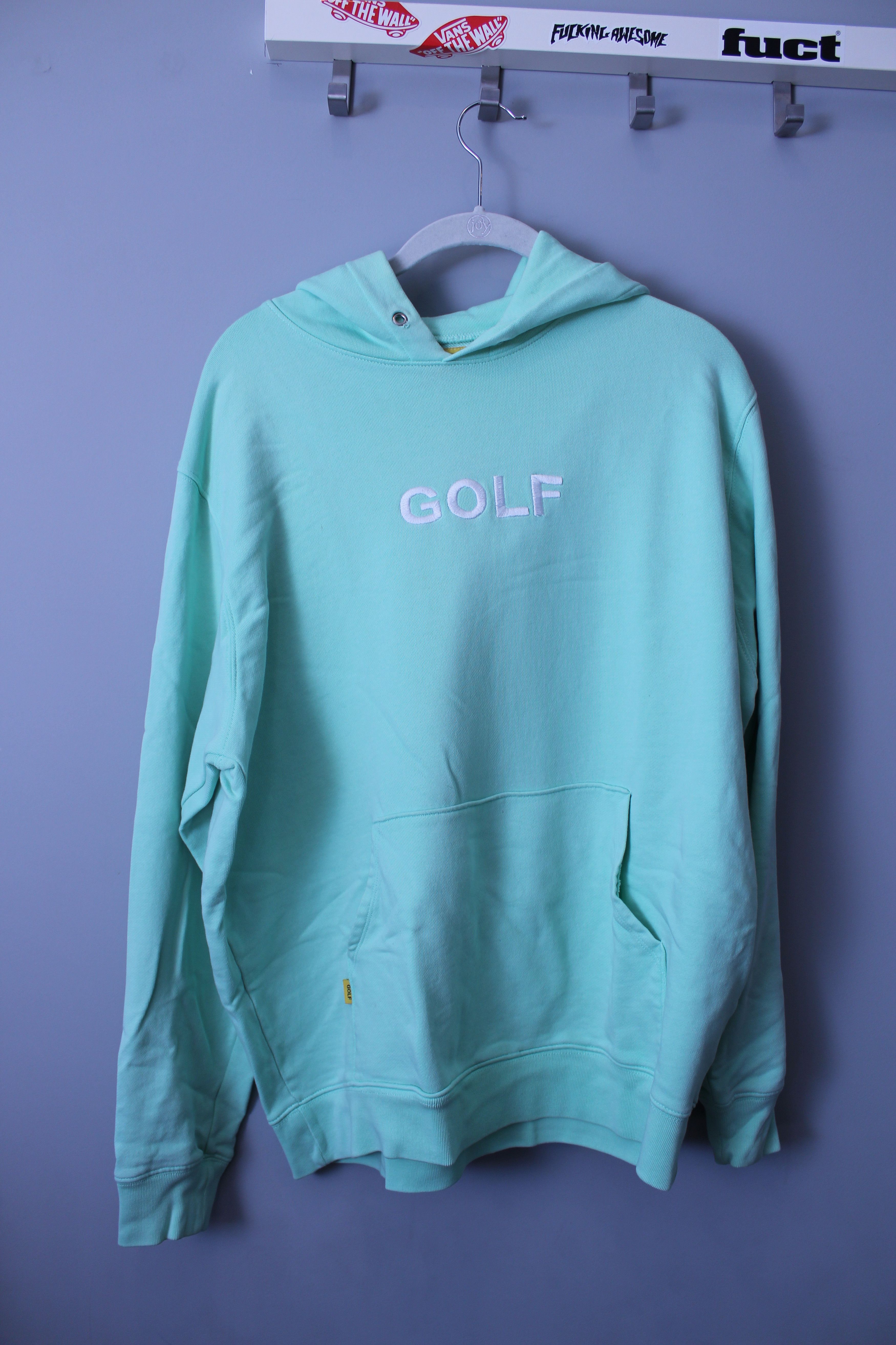 Golf Wang Embroidered GOLF Wang Logo Hoodie mint M Grailed