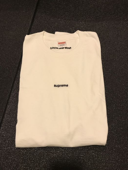 Supreme ftw best sale tee white