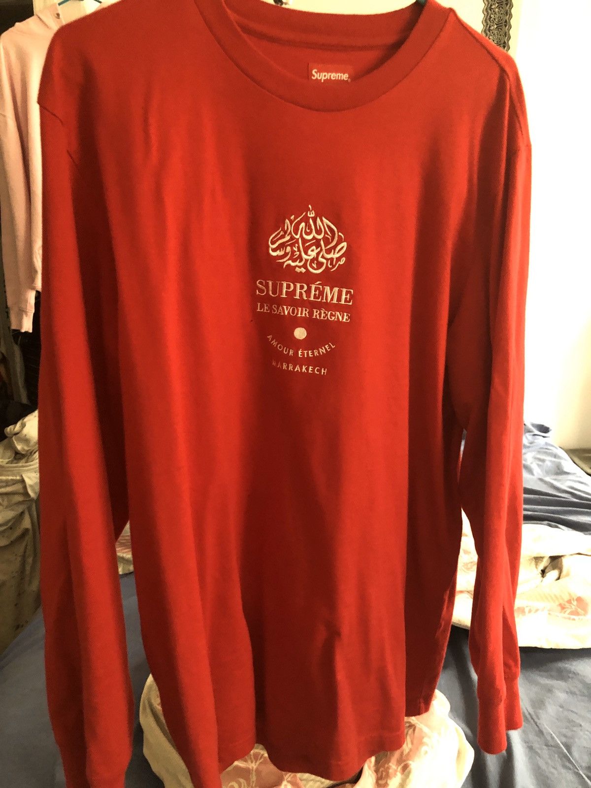 Supreme Supreme Marrakech L/S Top Red Long Sleeve | Grailed