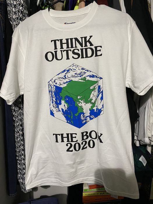 Virgil Abloh Canary Yellow x Think Outside the Box T-Shirt White