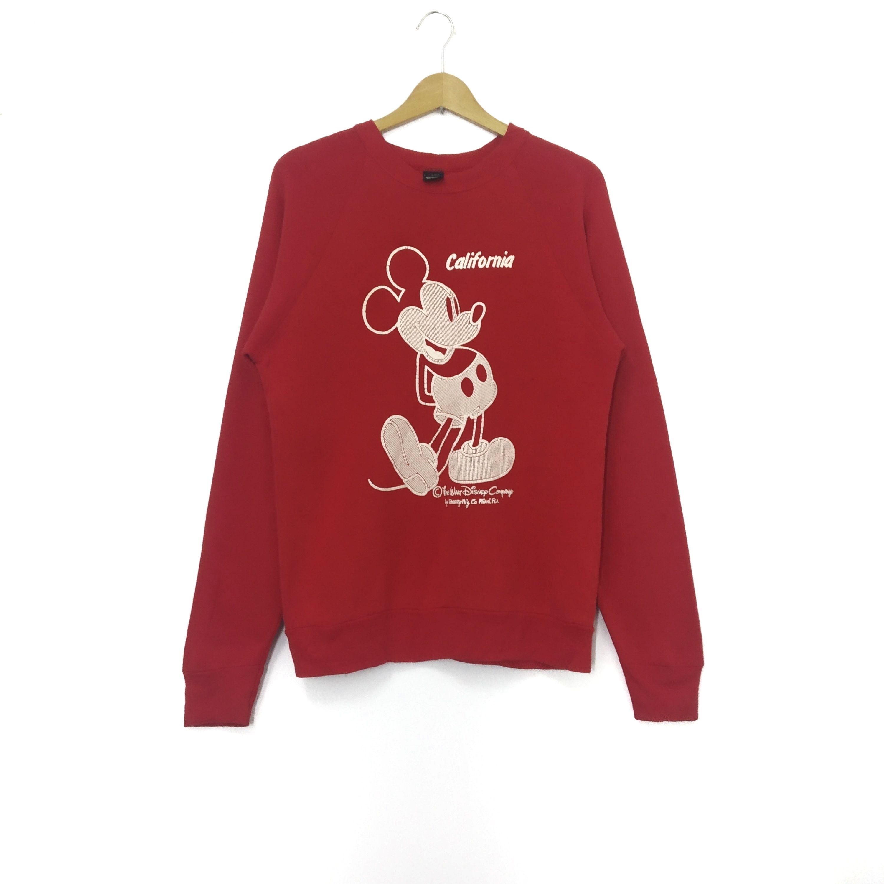 Mickey Mouse × Vintage 80s Mickey Mouse California sweatshirts Size US S / EU 44-46 / 1 - 1 Thumbnail