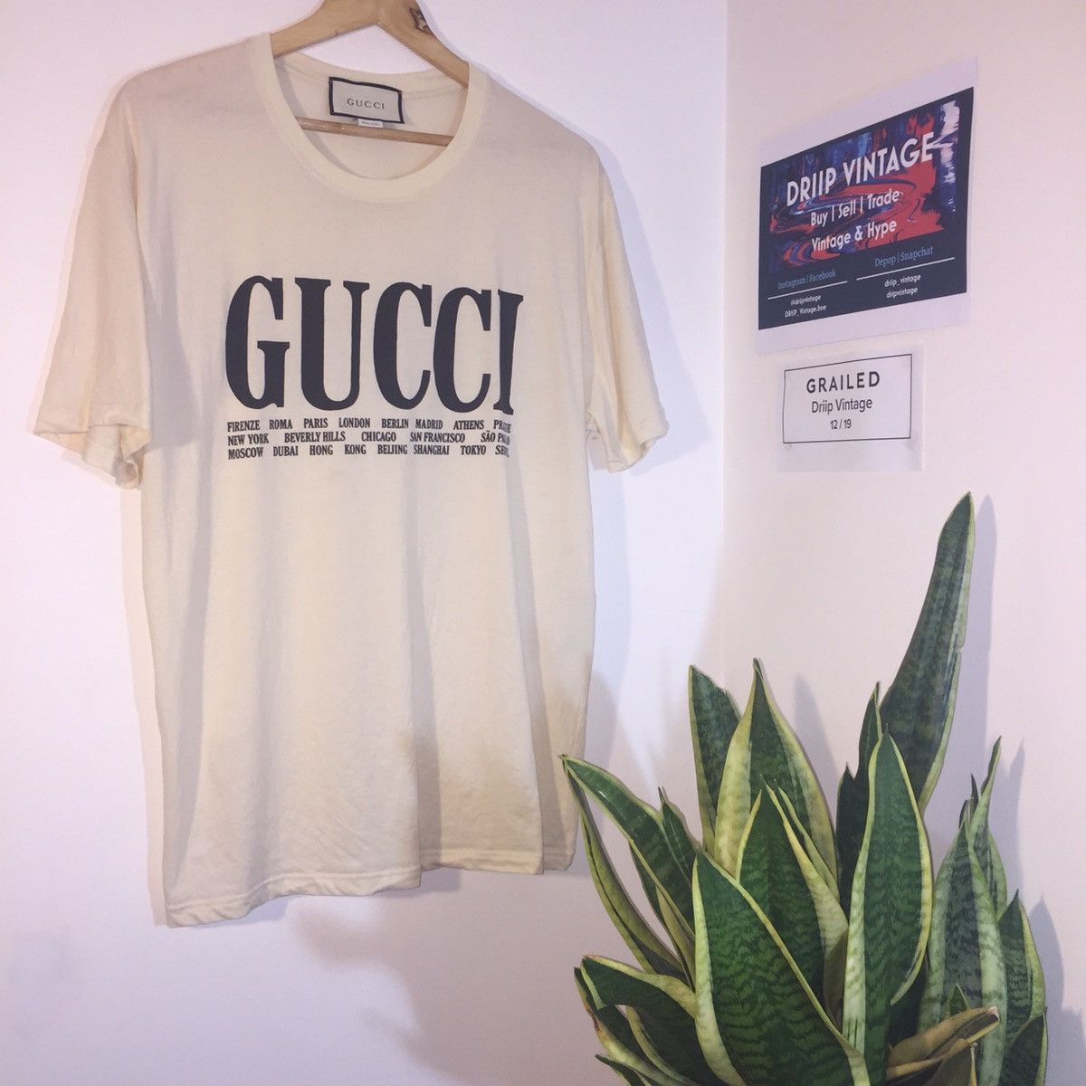 Gucci Gucci Cities Tee | Grailed