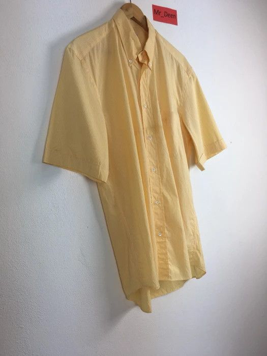 Lanvin Vintage Mens Lanvin Collar Button Up Shirt Size US L / EU 52-54 / 3 - 3 Thumbnail