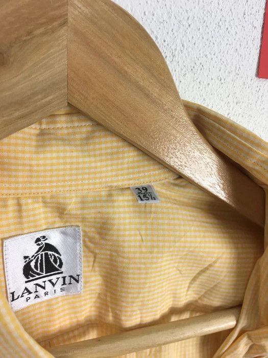 Lanvin Vintage Mens Lanvin Collar Button Up Shirt Size US L / EU 52-54 / 3 - 10 Thumbnail