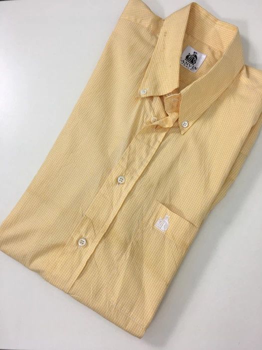 Lanvin Vintage Mens Lanvin Collar Button Up Shirt Size US L / EU 52-54 / 3 - 1 Thumbnail
