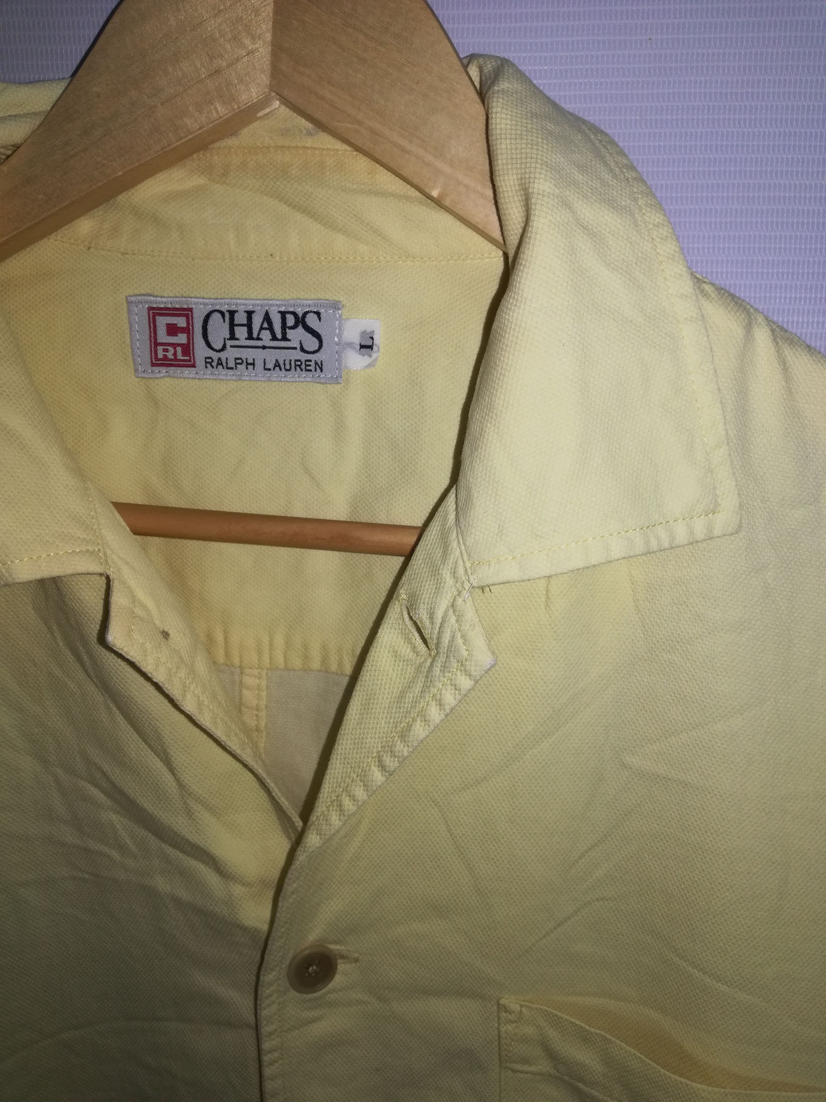 Chaps Ralph Lauren chaps Ralph Lauren light yellow shirt Size US L / EU 52-54 / 3 - 4 Thumbnail