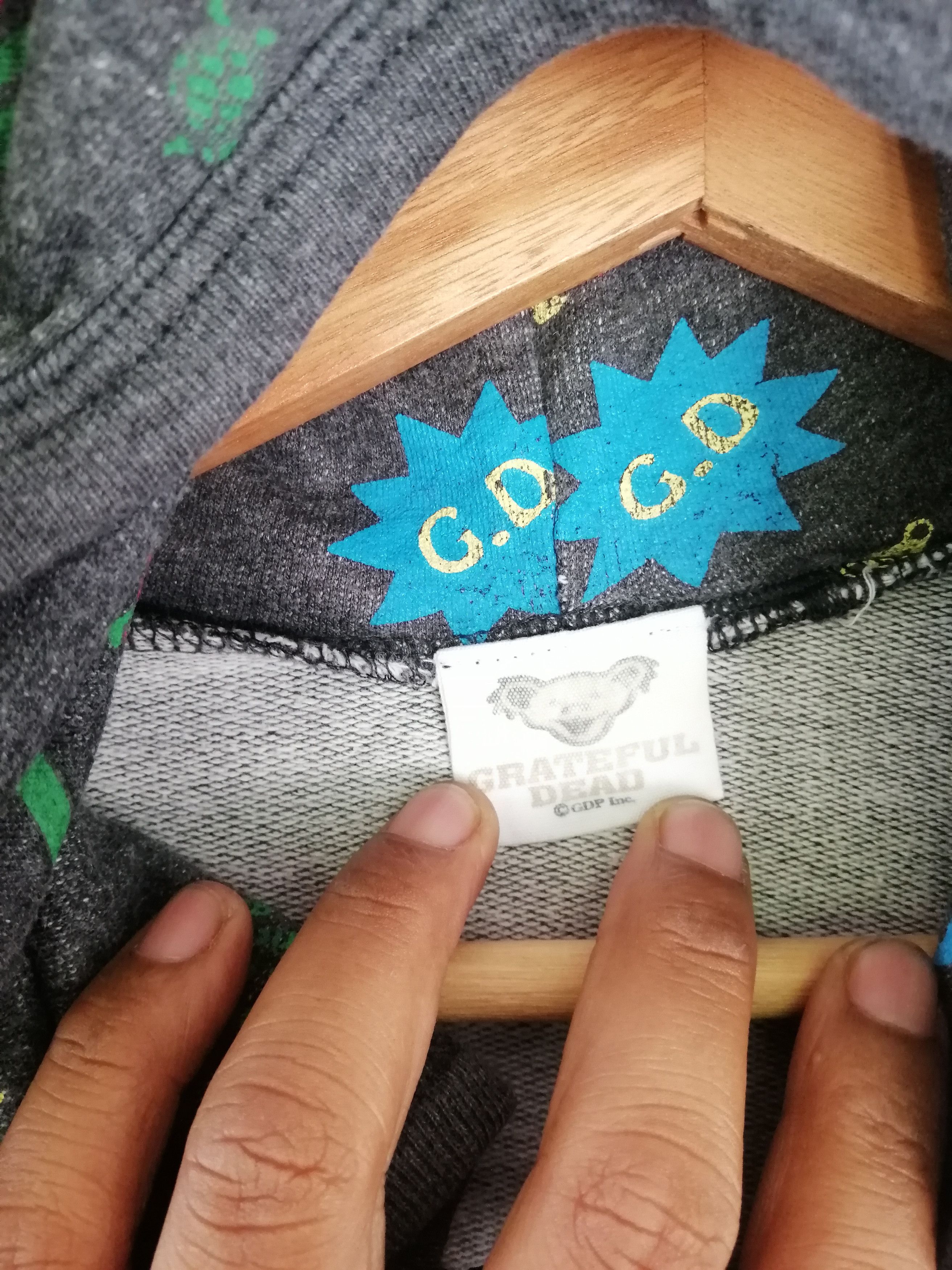 Grateful Dead Vintage Grateful Dead Bear Hoodie Sweatshirt B2 Size US S / EU 44-46 / 1 - 5 Thumbnail