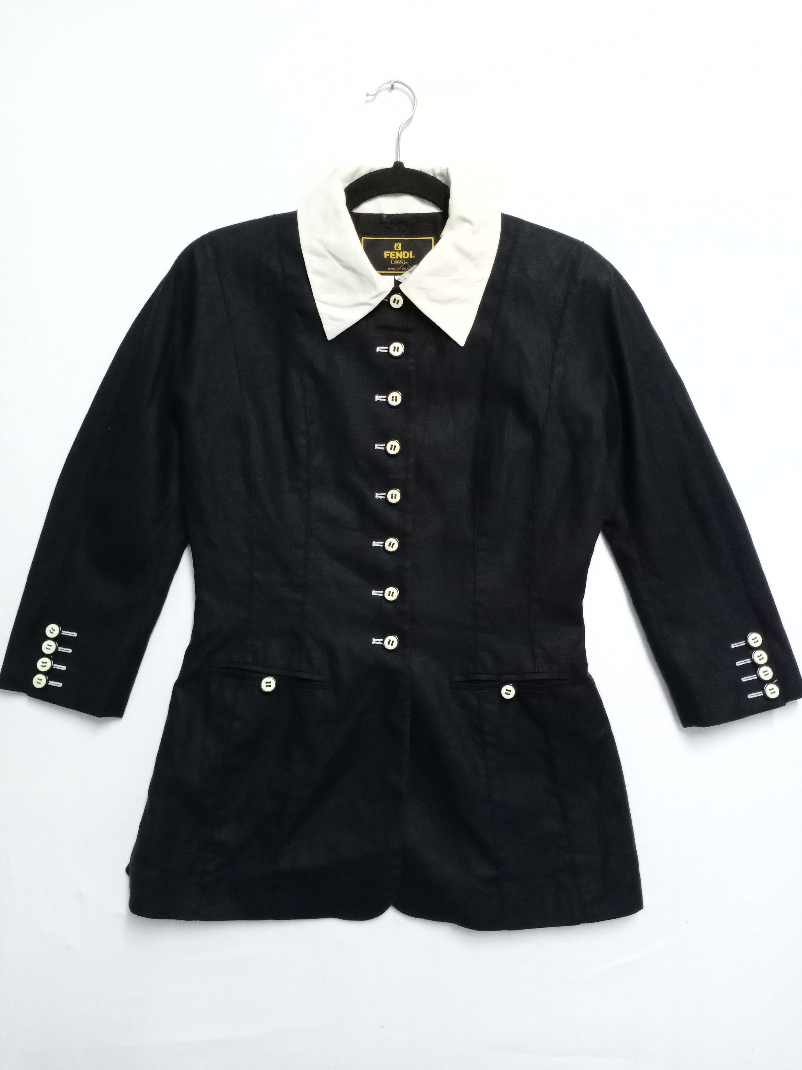 Fendi × Vintage Rare Fendi Jacket/Blazer Made in italy Size US S / EU 44-46 / 1 - 1 Thumbnail
