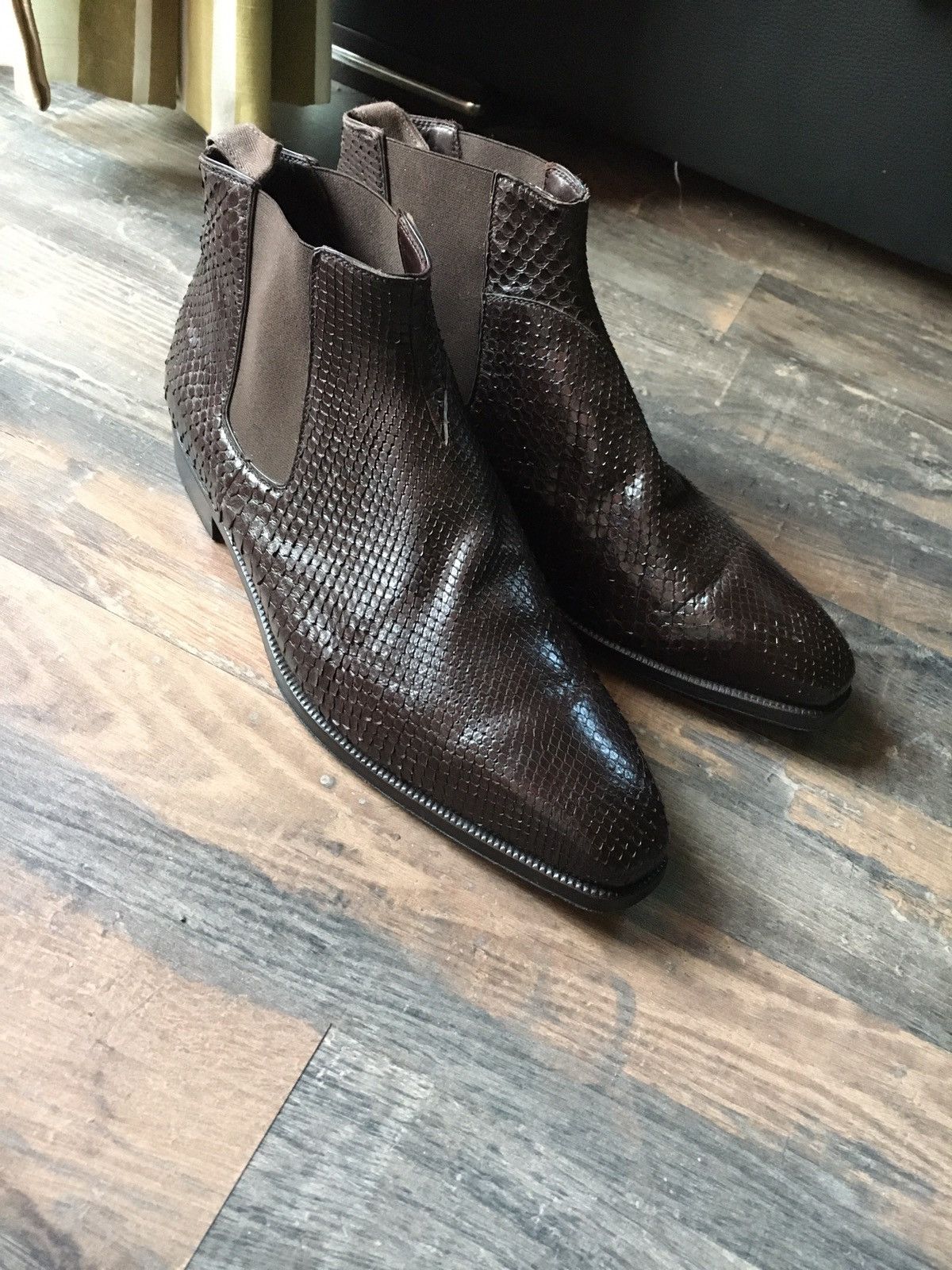 Chelsea Piton Skin Boots Menswear