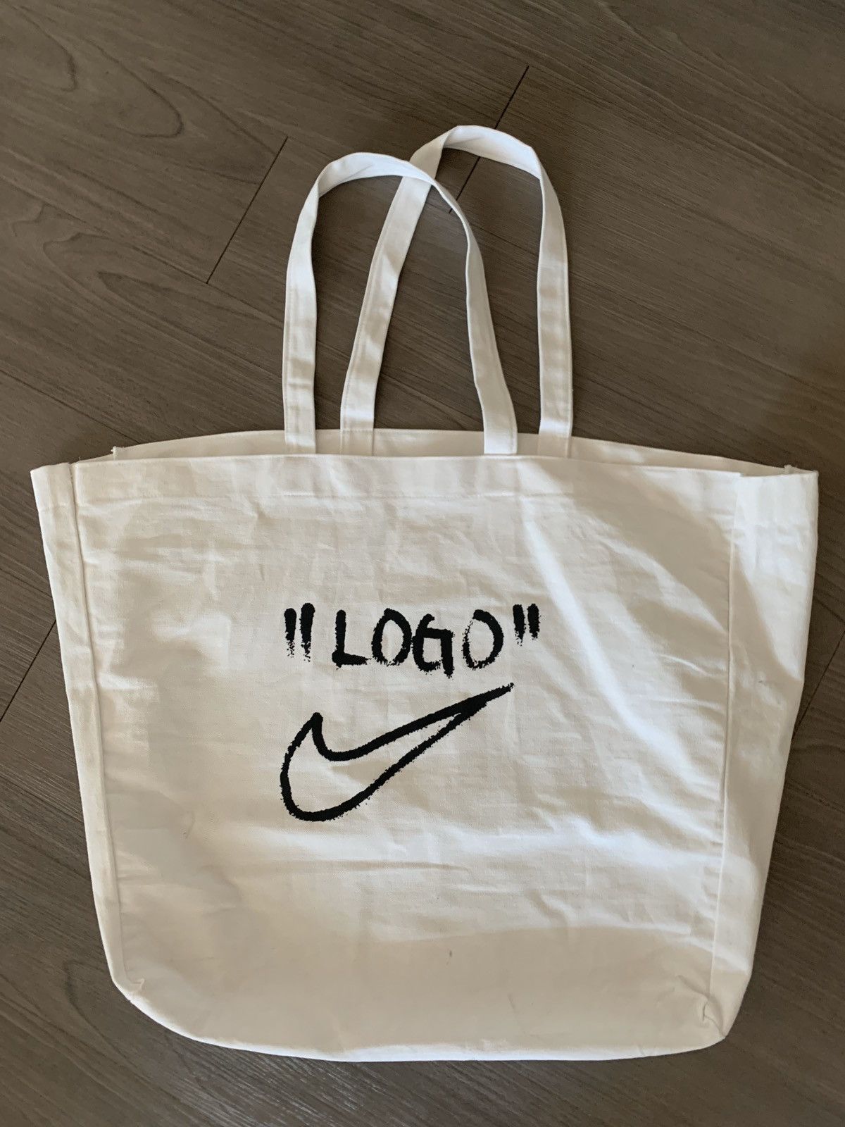 Nike off hot sale white tote