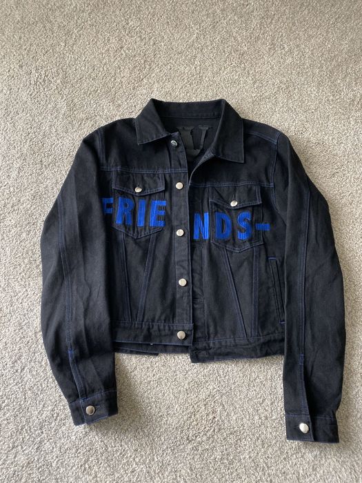 Vlone jean jacket clearance blue