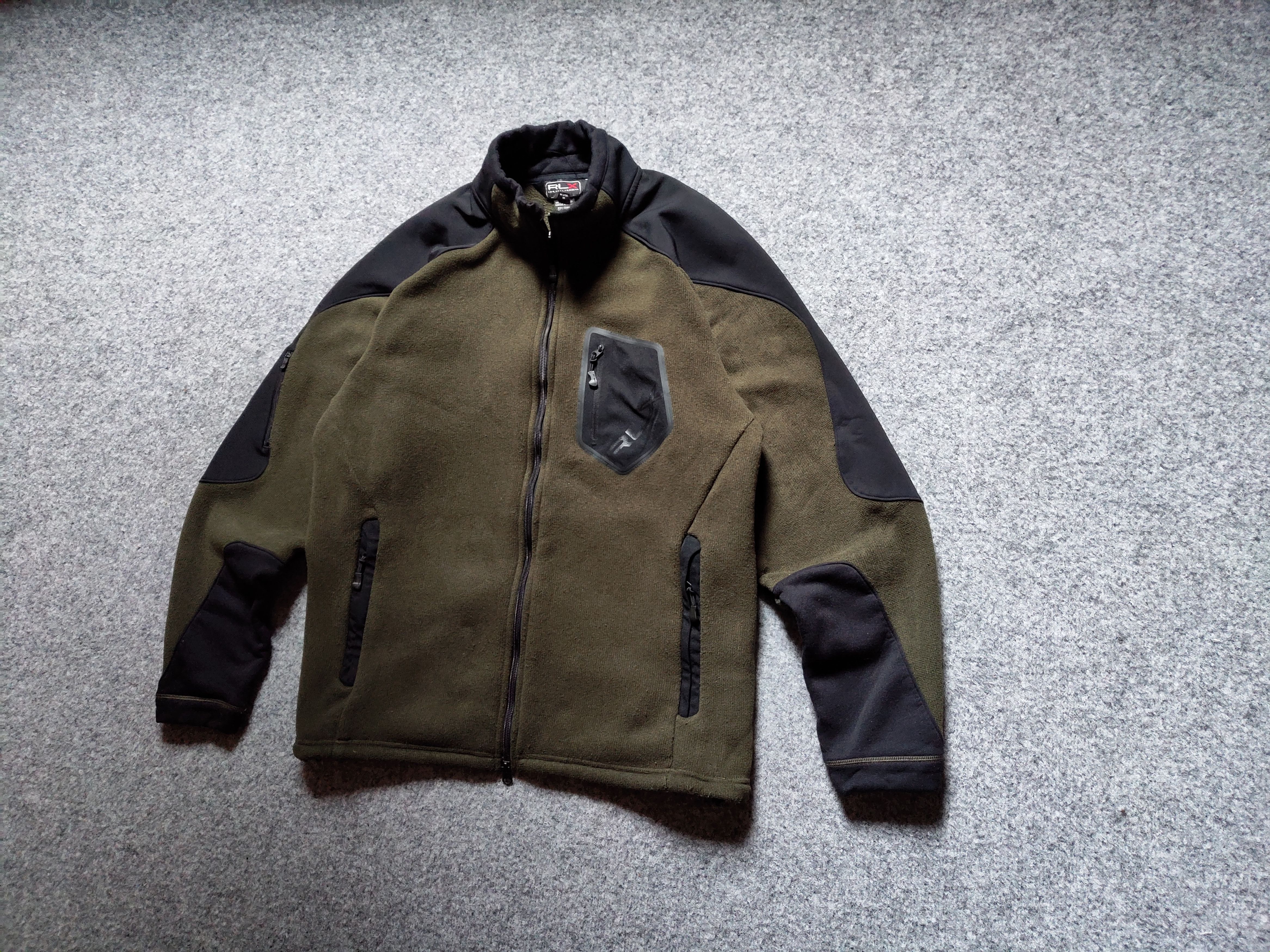 Polo Ralph Lauren × RLX Ralph Lauren 🔥Polo RLX Fleece Zip-Open sports jacket Size US XL / EU 56 / 4 - 4 Thumbnail