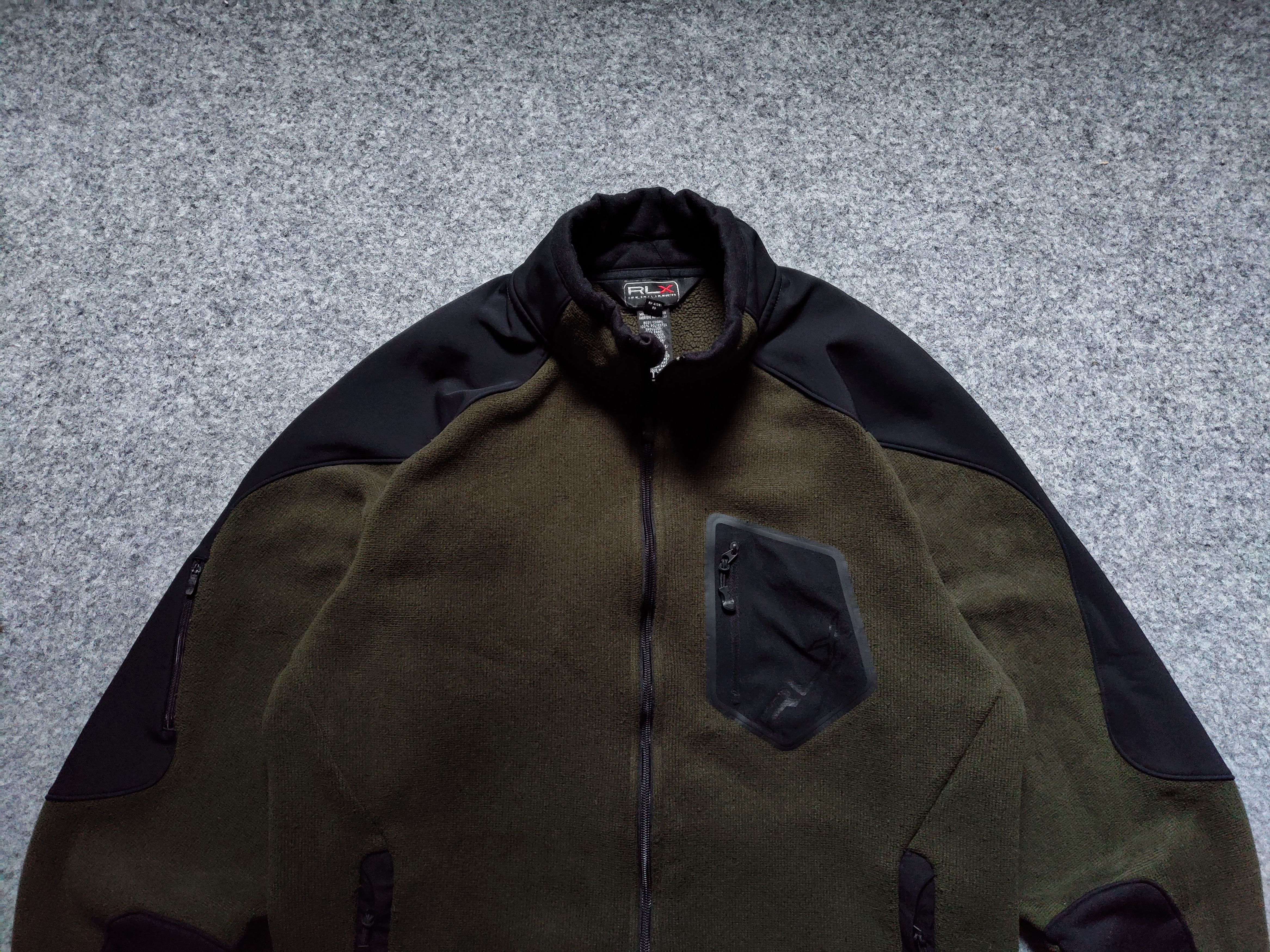 Polo Ralph Lauren × RLX Ralph Lauren 🔥Polo RLX Fleece Zip-Open sports jacket Size US XL / EU 56 / 4 - 5 Thumbnail