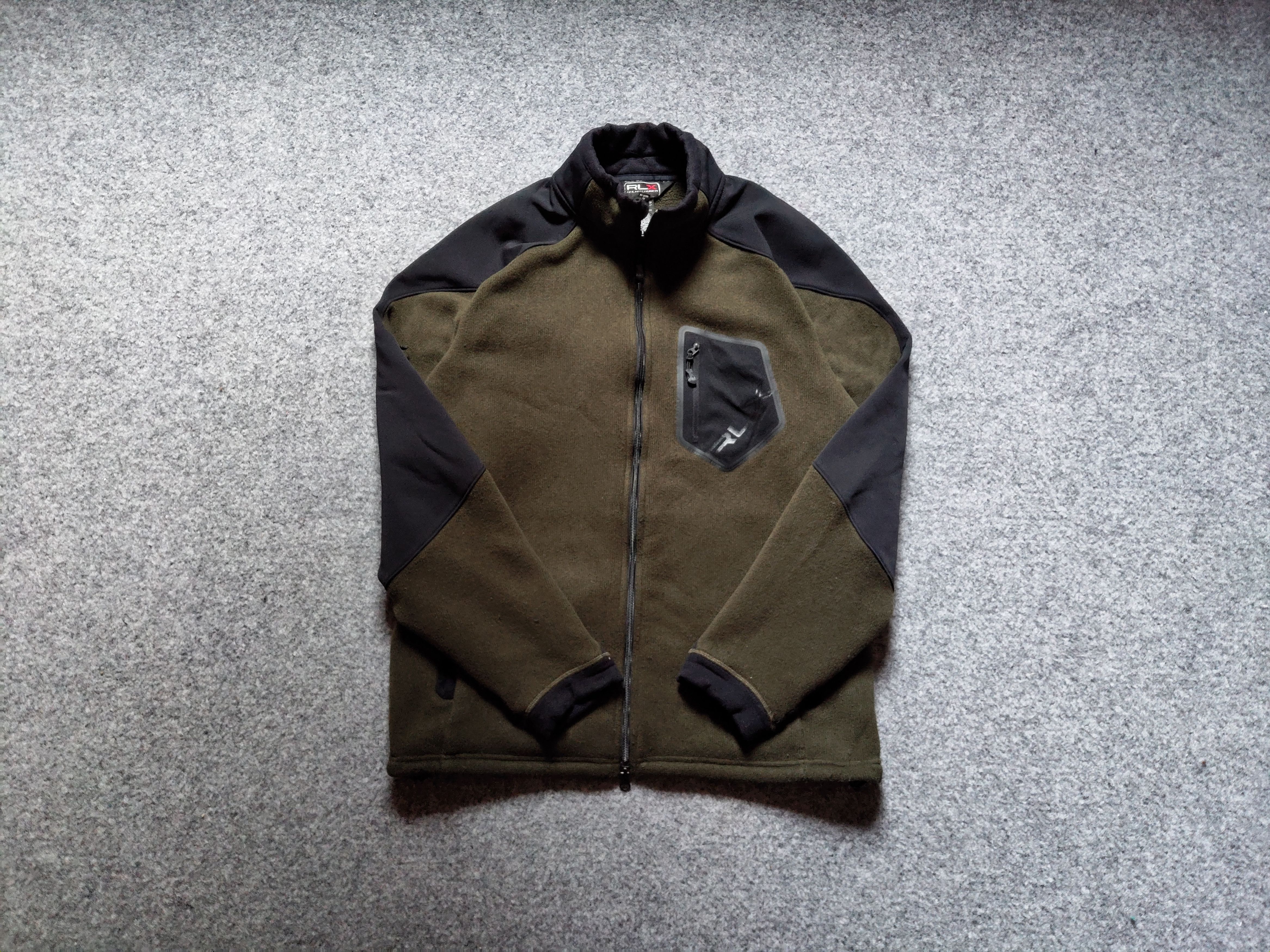 Polo Ralph Lauren × RLX Ralph Lauren 🔥Polo RLX Fleece Zip-Open sports jacket Size US XL / EU 56 / 4 - 10 Thumbnail