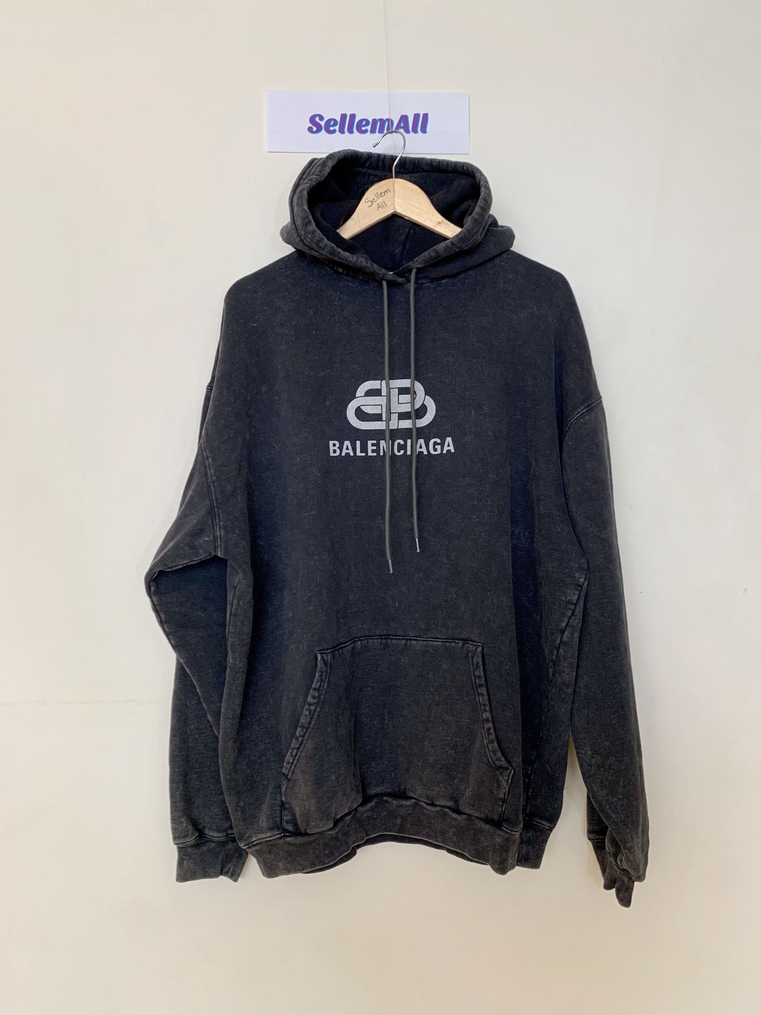 BB Logo Washed Hoodie
