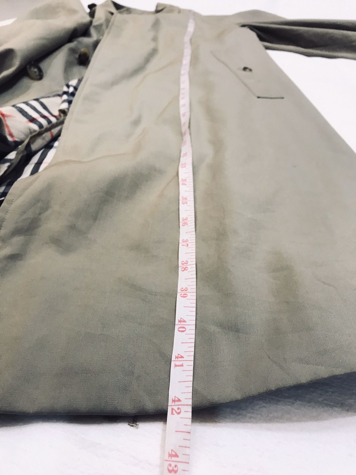 Burberry BURBERRY LONDON NOVA CHECK TRENCH COAT WOOL LINING SIZE L Size US L / EU 52-54 / 3 - 12 Thumbnail