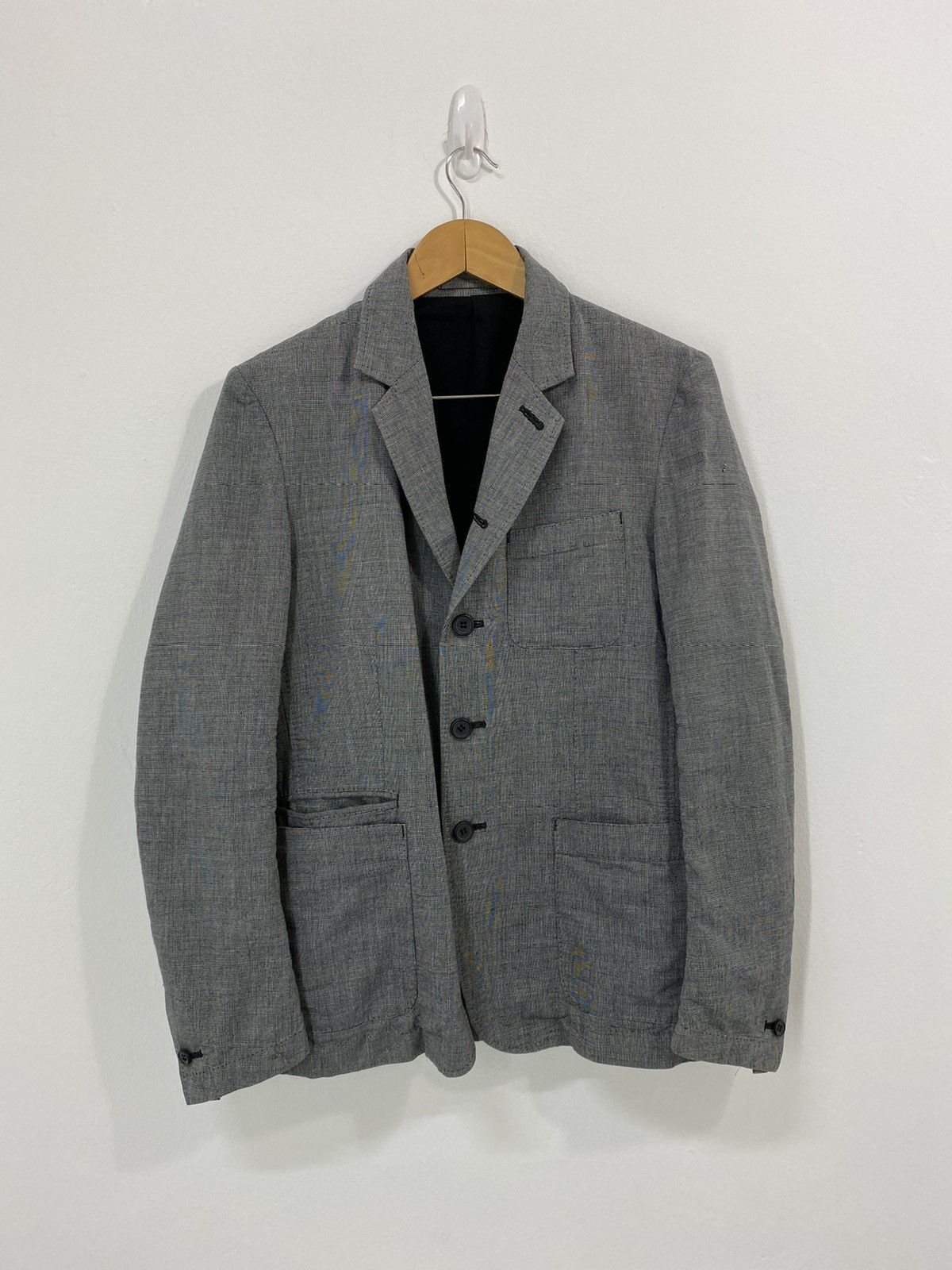 Attachment × Kazuyuki Kumagai Attachment Attachment Stripe Suit Jacket Style Nice Full Button Design Size US M / EU 48-50 / 2 - 2 Thumbnail