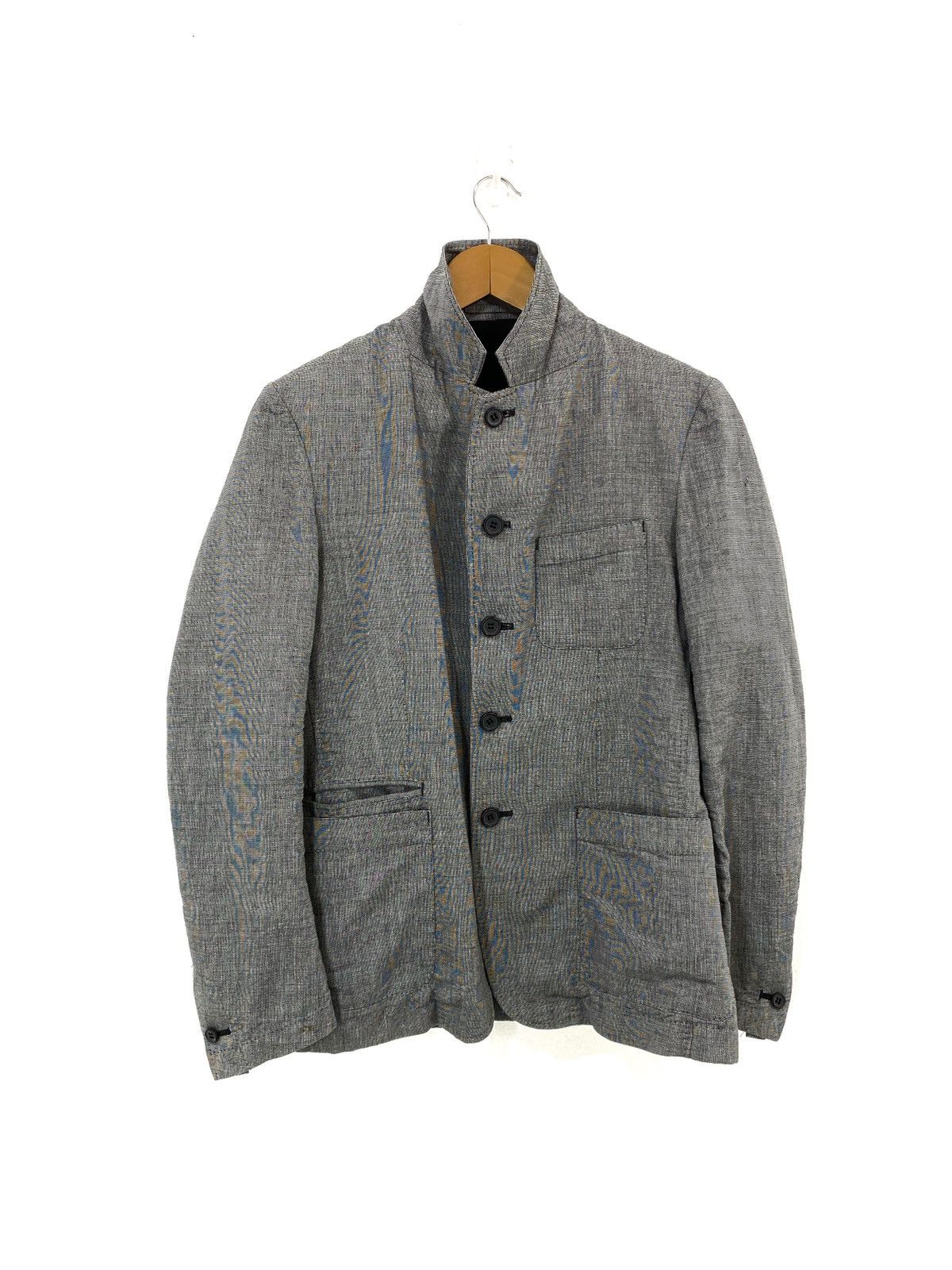 Attachment × Kazuyuki Kumagai Attachment Attachment Stripe Suit Jacket Style Nice Full Button Design Size US M / EU 48-50 / 2 - 1 Thumbnail