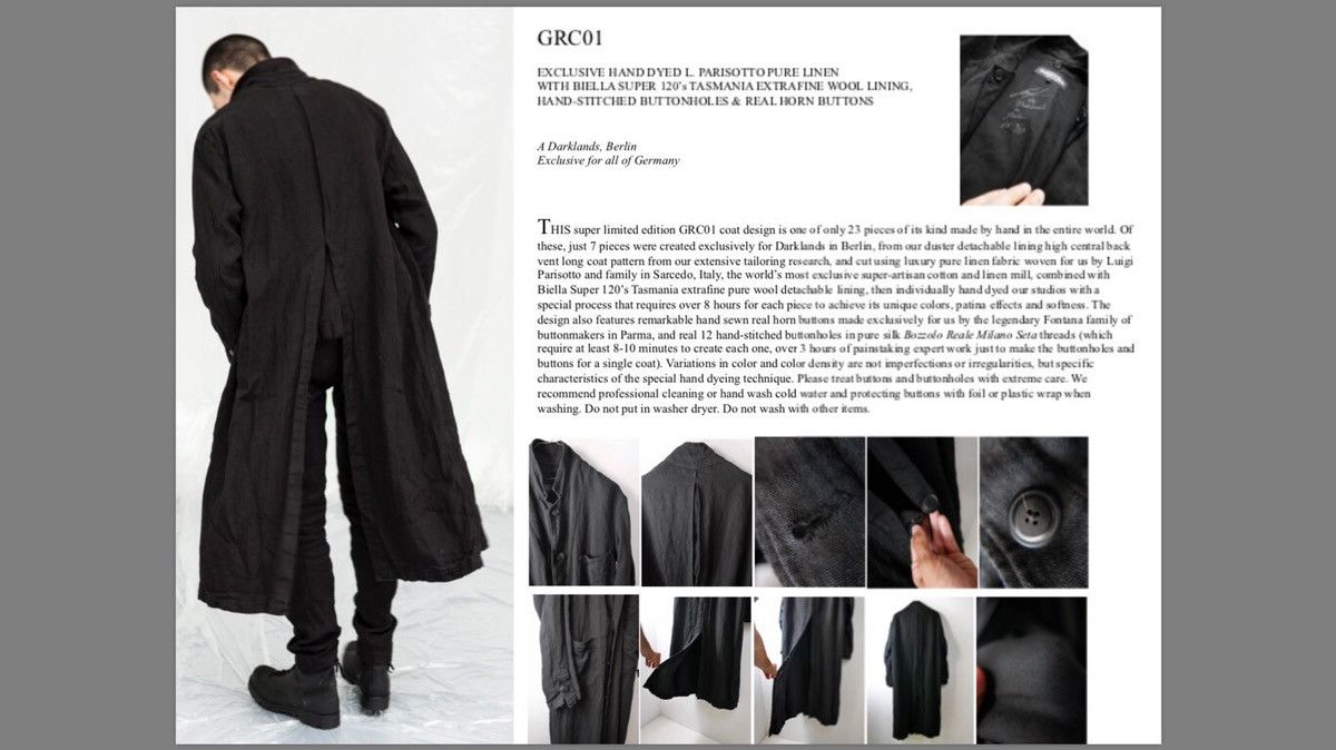 GEOFFREY B. SMALL／GRC01 Long Coat (black GEOFFREY B. SMALL／GRC01 Long Coat (black GEOFFREY B. SMALL／GRC01