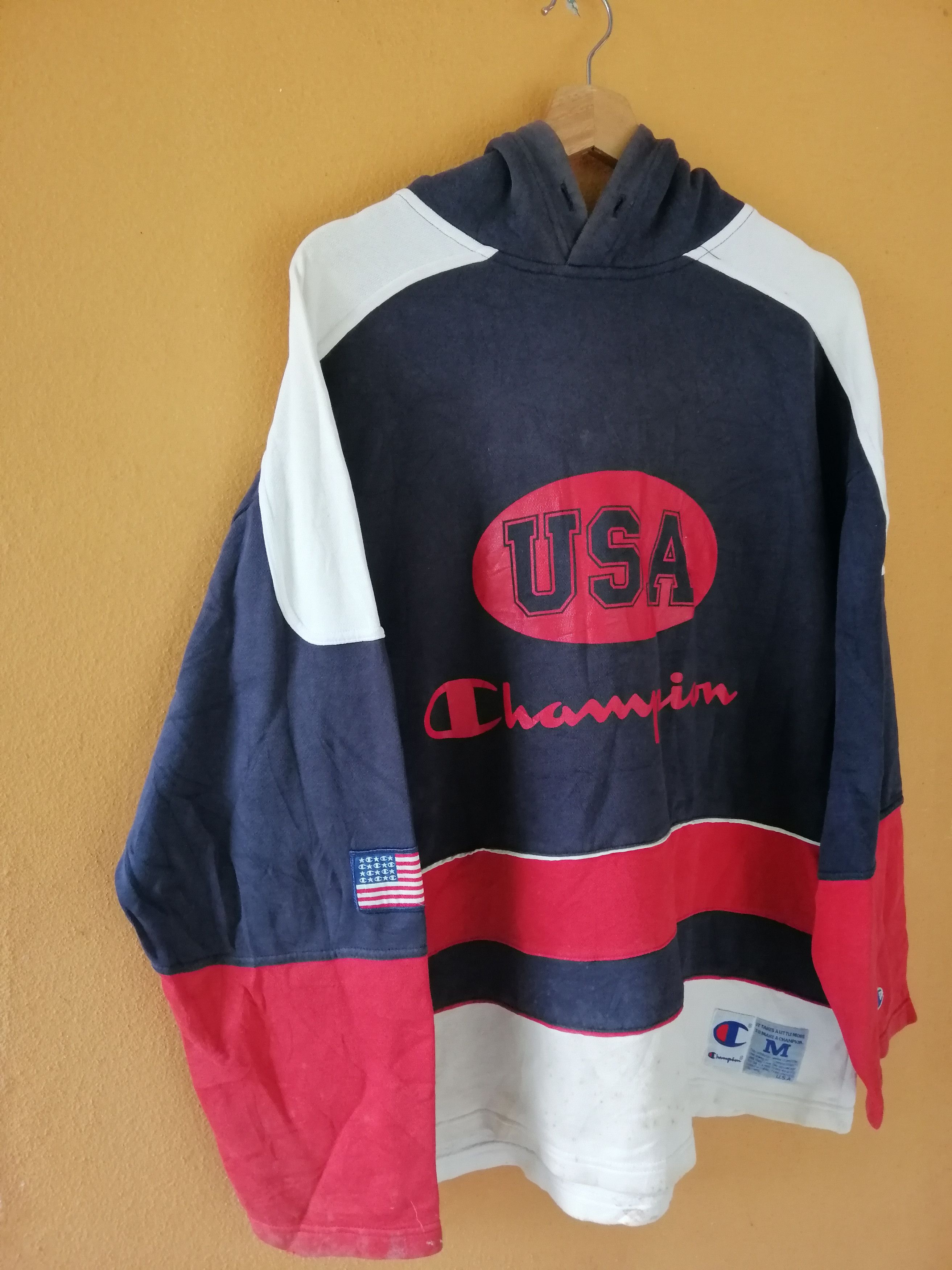 Champion Vintage Champion Hoodie Multicolour Sweatshirt B17 Size US L / EU 52-54 / 3 - 1 Thumbnail