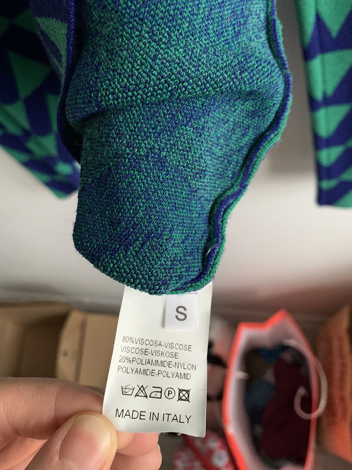 Raf Simons SS14 Green Viscose Cardigan in size S Size US S / EU 44-46 / 1 - 4 Thumbnail