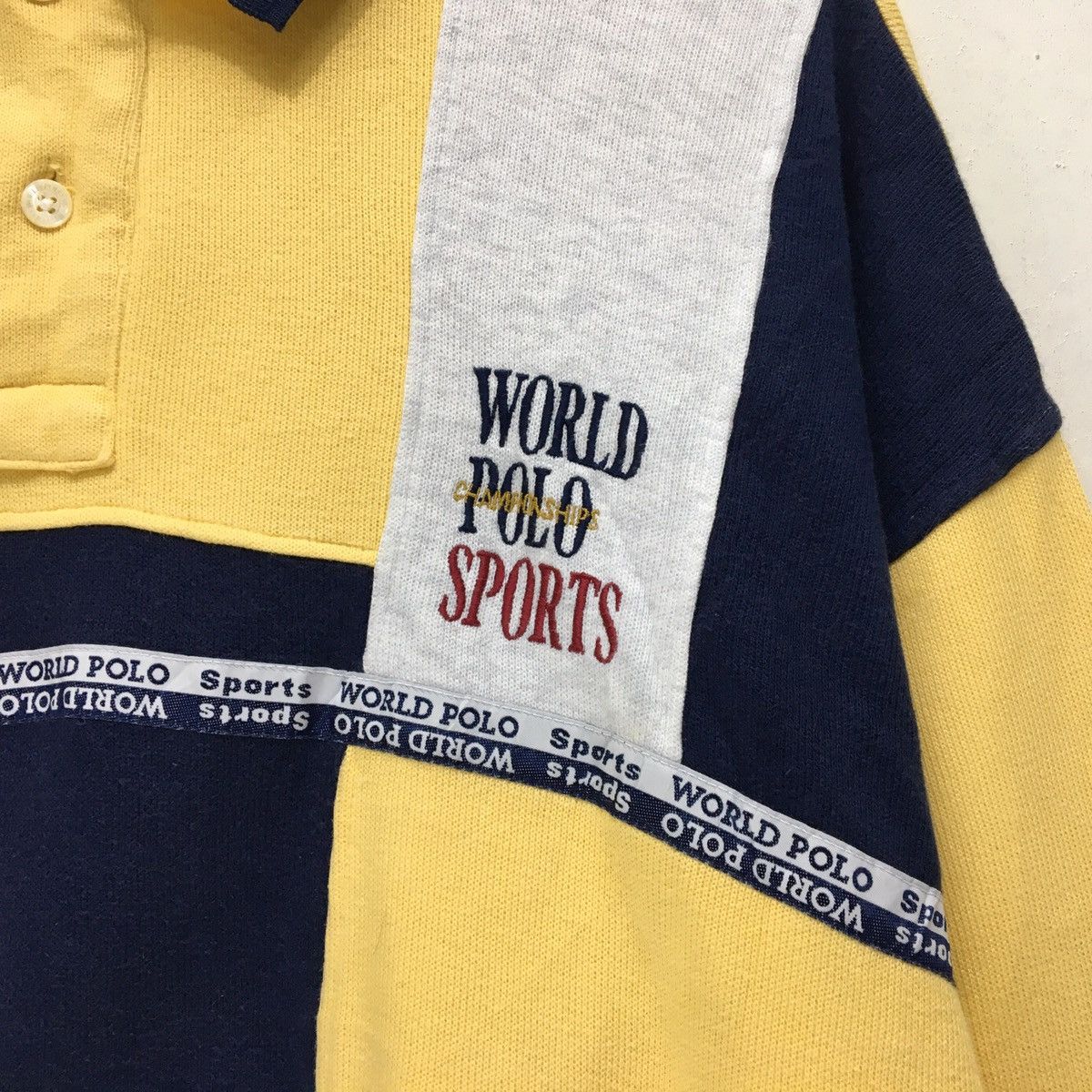 Beverly Hills Polo Club WORLD POLO SPORT Crewneck Sweatshirt Jumper Size US L / EU 52-54 / 3 - 6 Thumbnail
