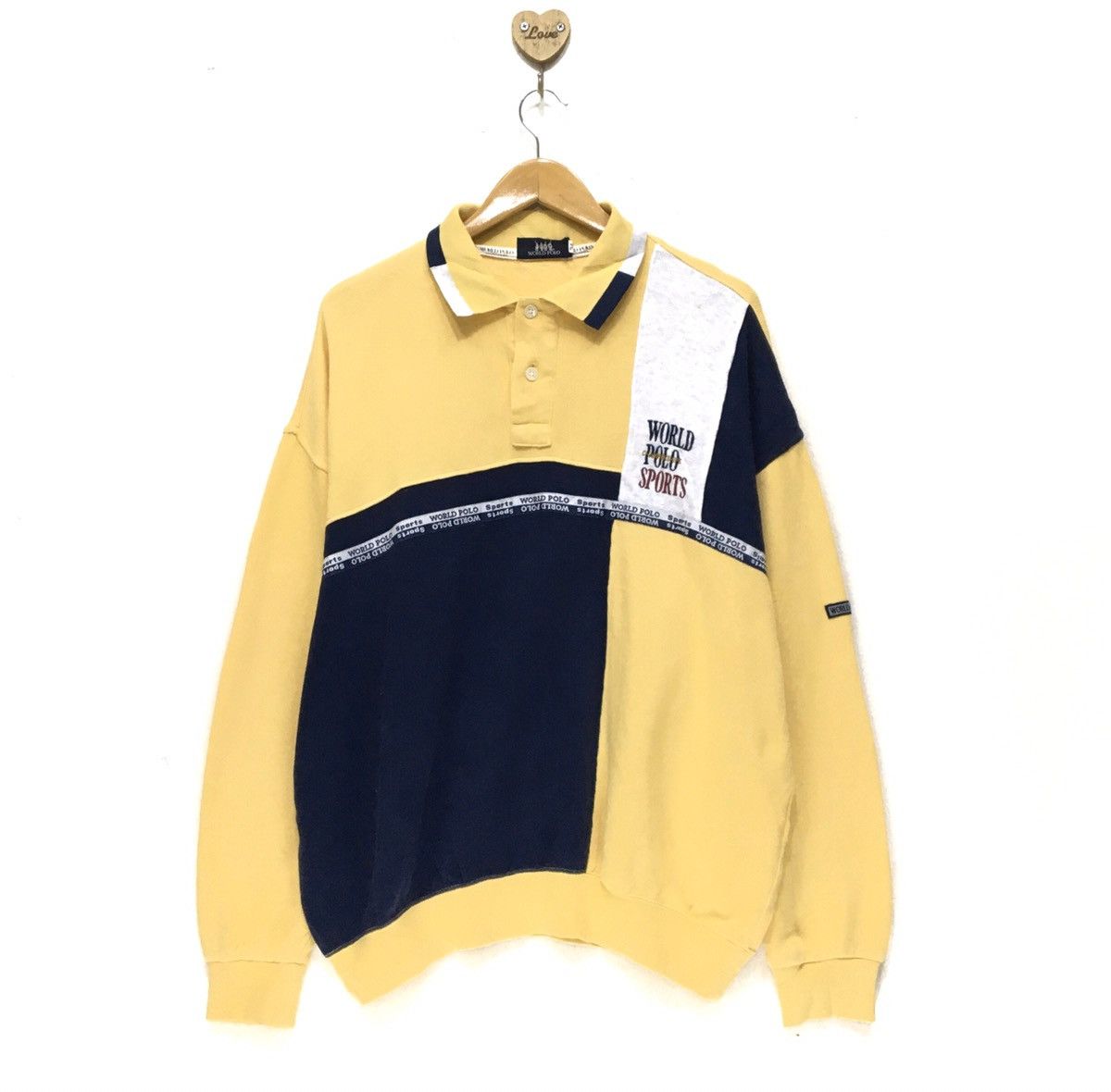 Beverly Hills Polo Club WORLD POLO SPORT Crewneck Sweatshirt Jumper Size US L / EU 52-54 / 3 - 1 Thumbnail