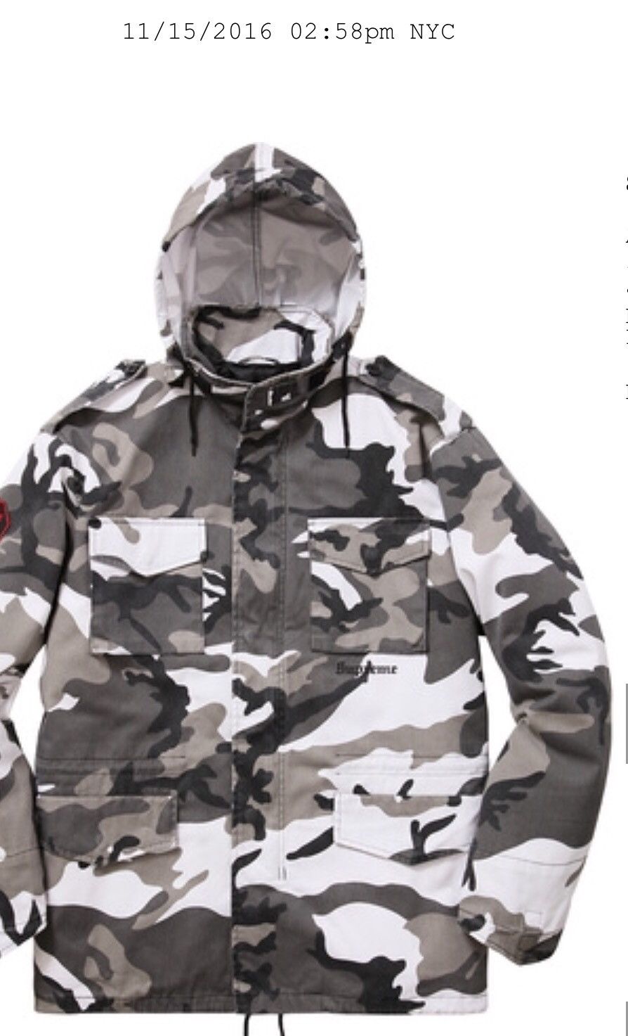 Supreme supreme X Slayer Eagle M-65 Jacket Snow Camo Colorway