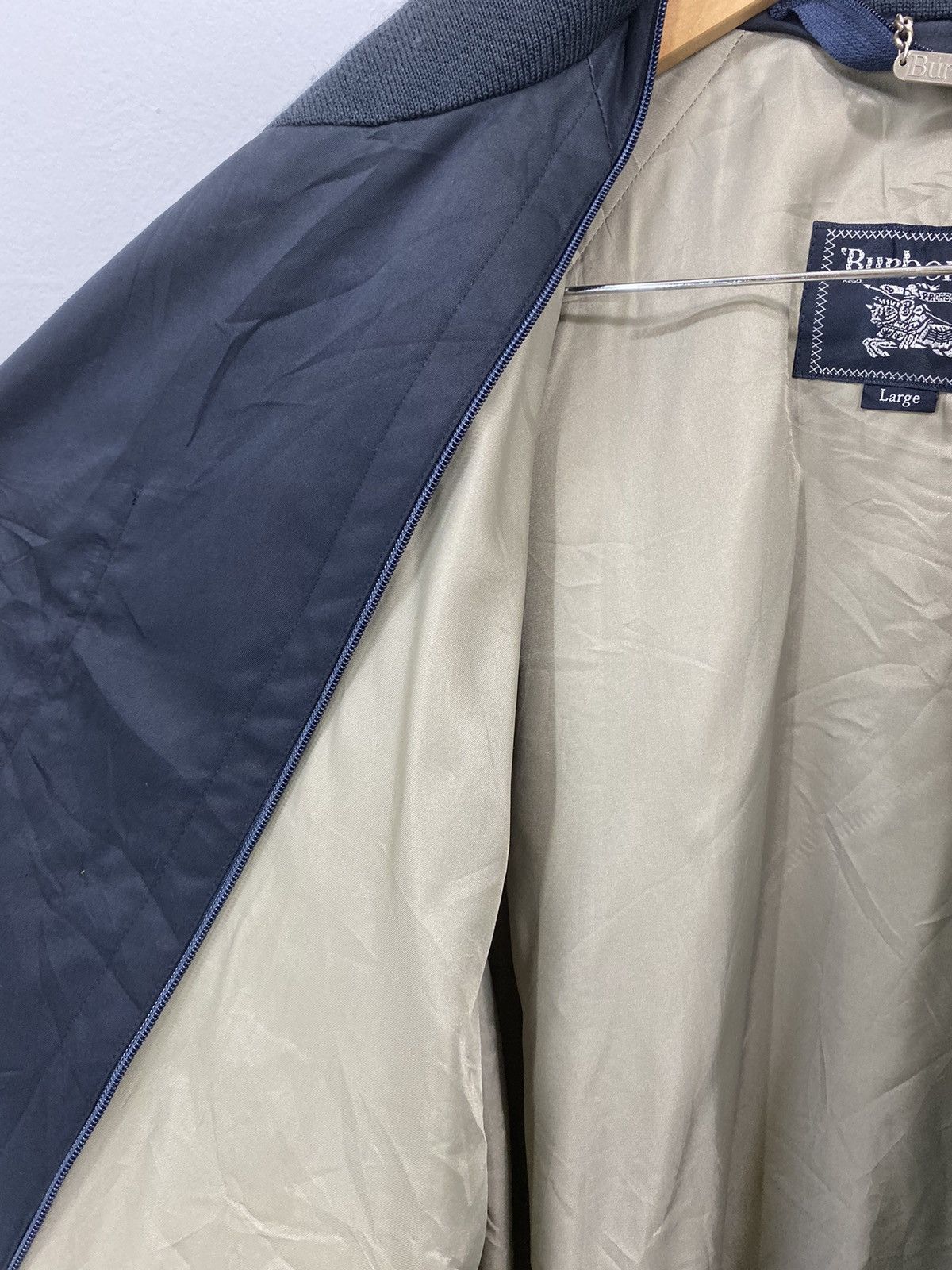 Burberry Vintage Burberry Wool Collar Design Light Jacket Design Size US L / EU 52-54 / 3 - 7 Thumbnail