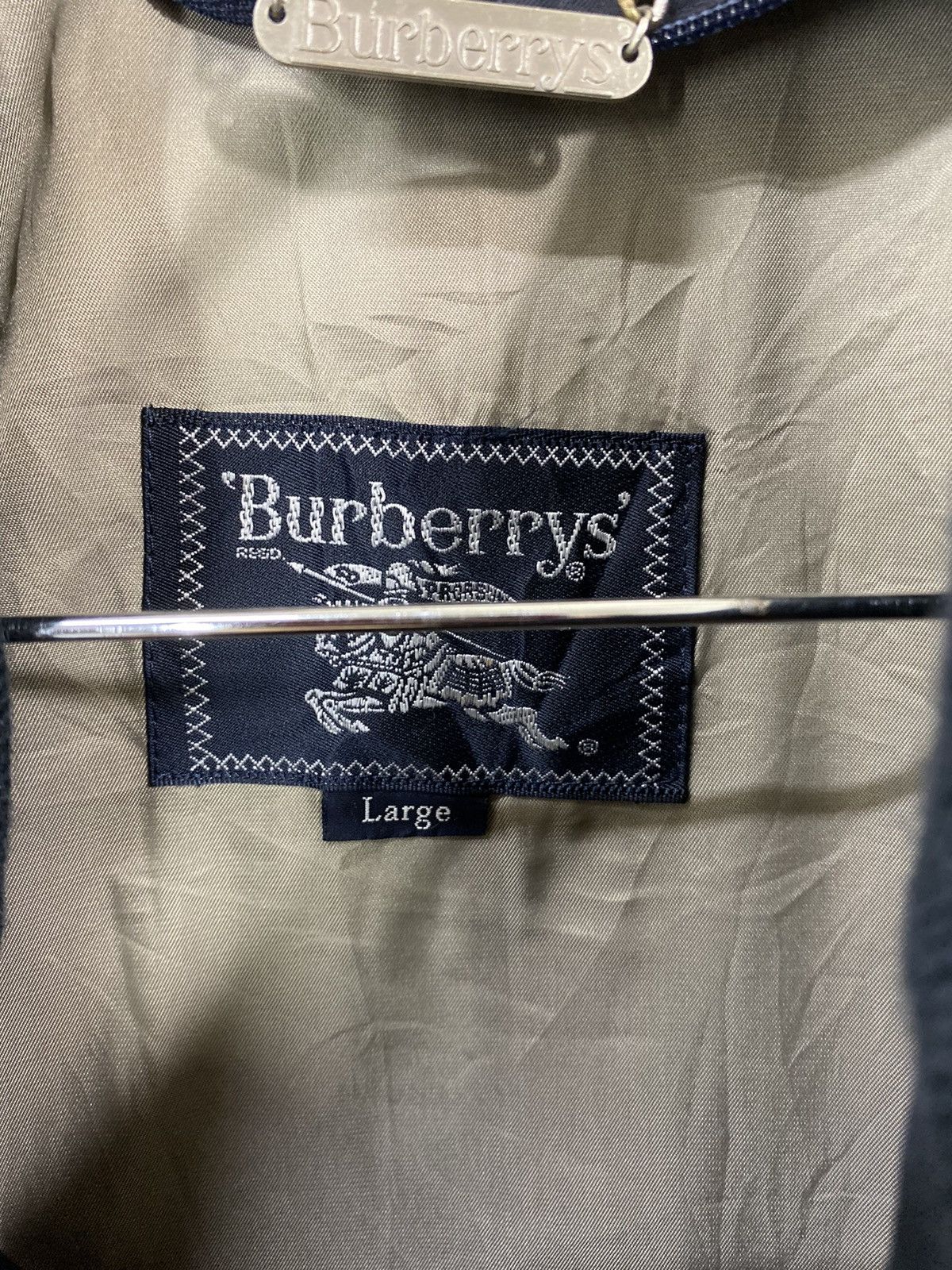 Burberry Vintage Burberry Wool Collar Design Light Jacket Design Size US L / EU 52-54 / 3 - 3 Thumbnail