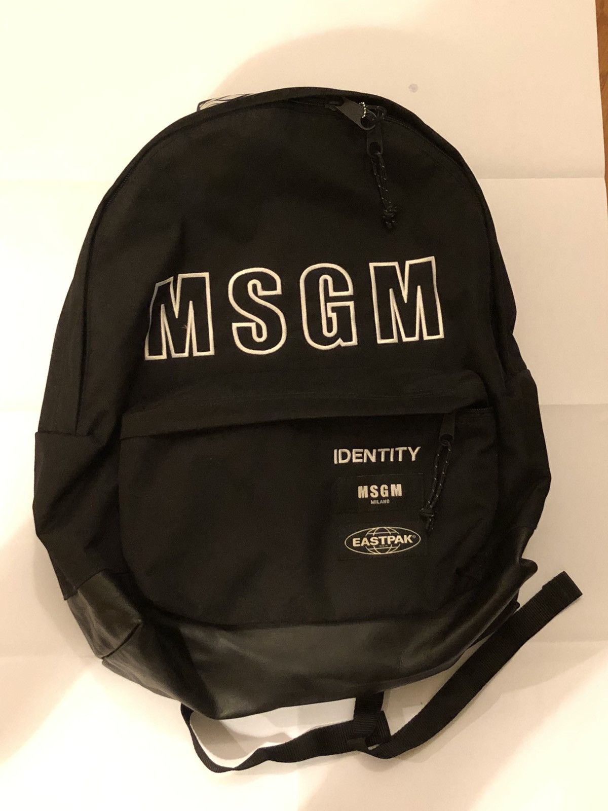 MSGM SEARCHING Eastpak x MSGM Backpack Black Grailed