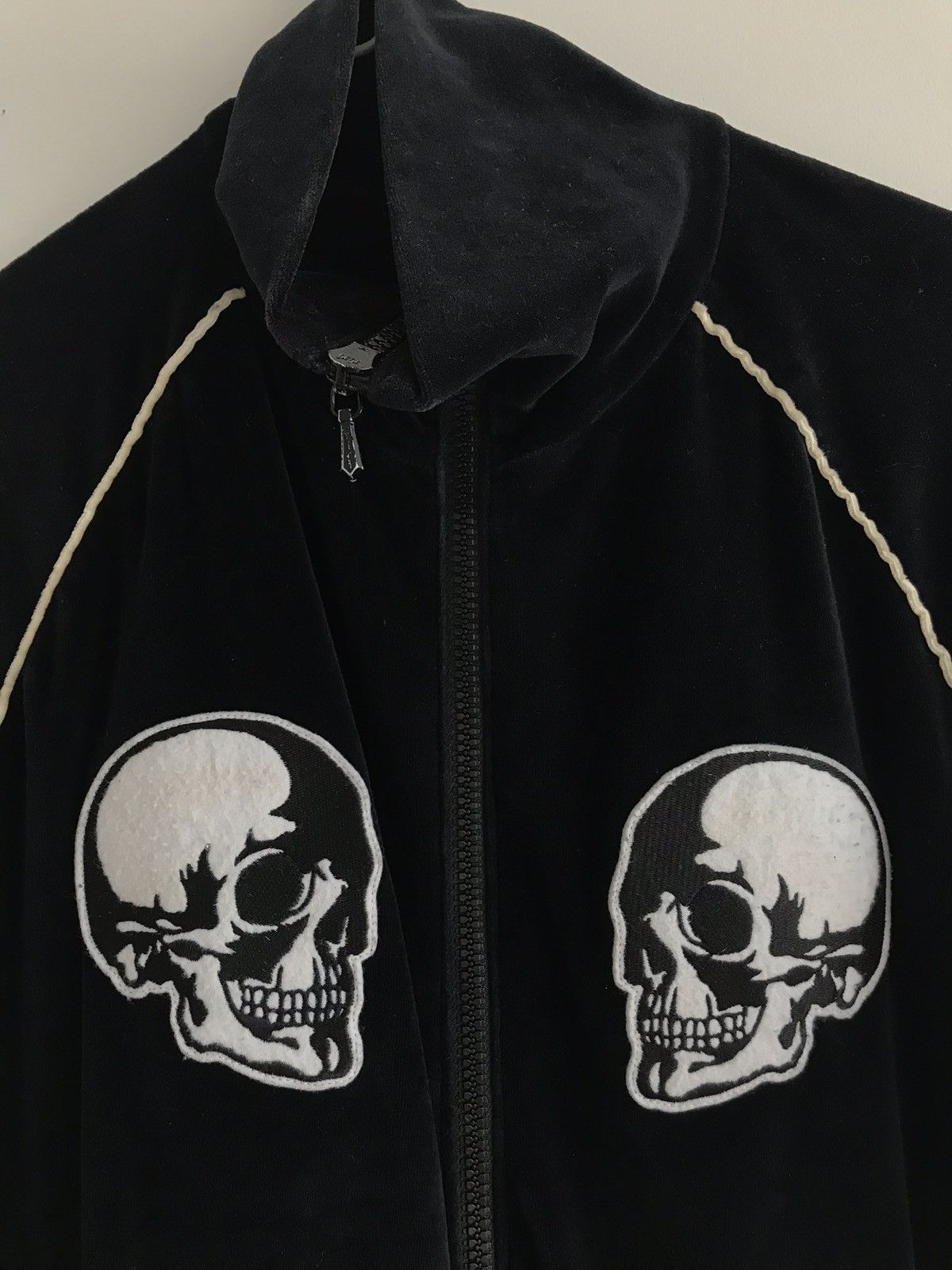 Number (N)ine *Steal* Number nine Double skull velour track jacket