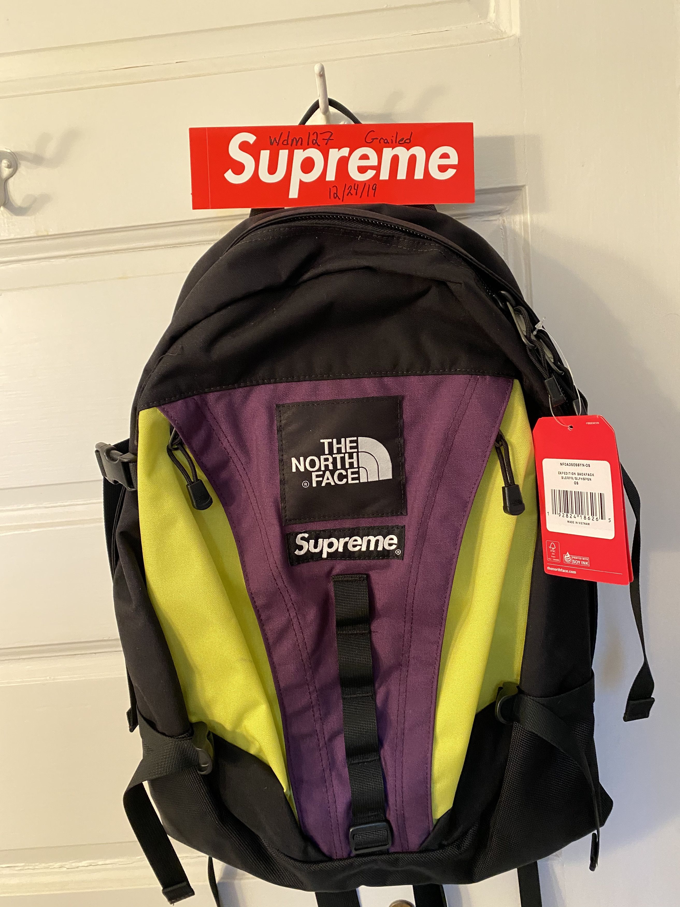 Supreme the north face expedition backpack sulphur online