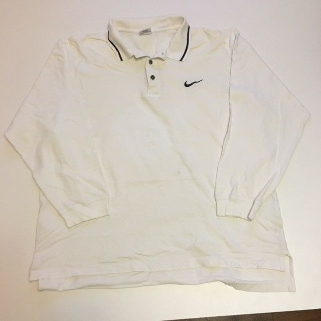 Nike × Vintage Vintage 90s nike long sleeve shirt Size US XL / EU 56 / 4 - 1 Thumbnail