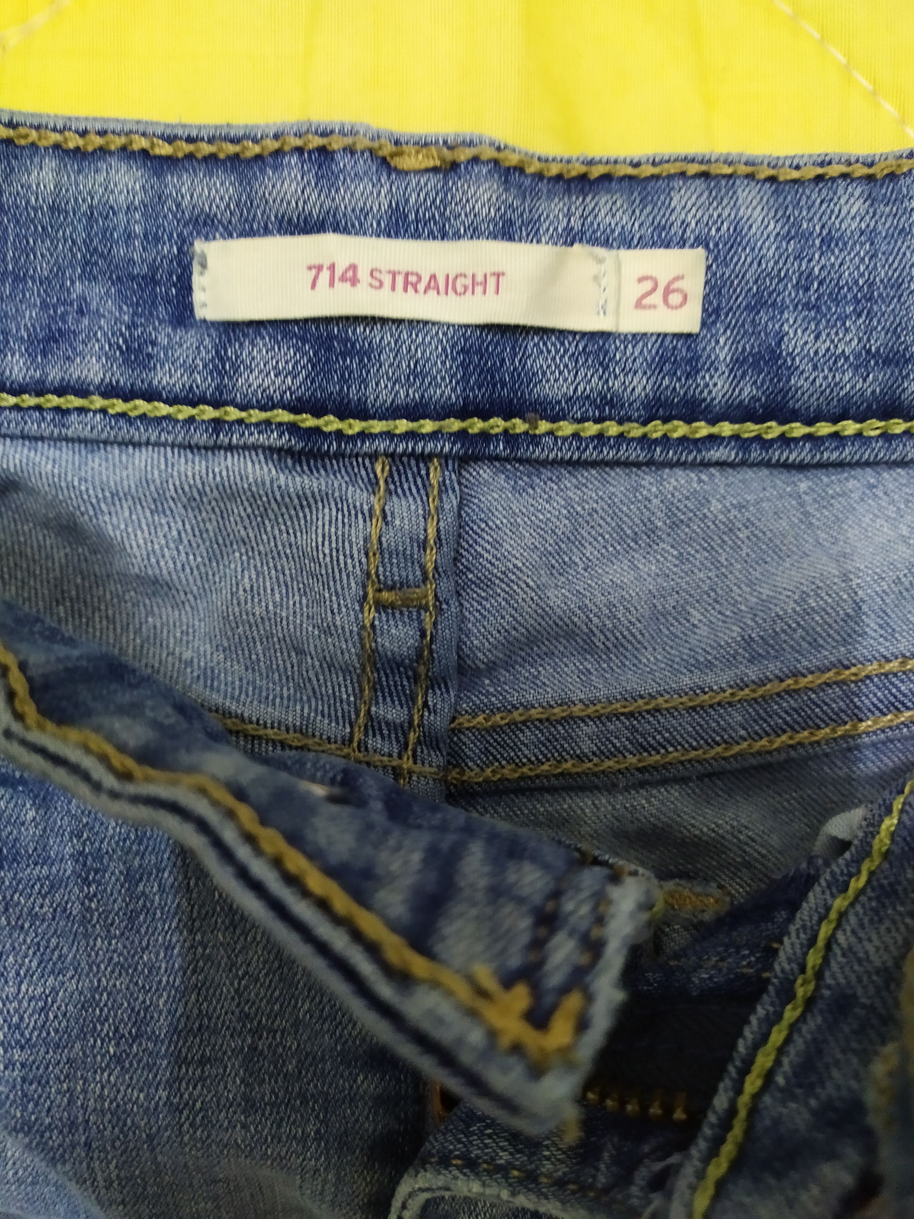 Levi's × StraightFaded Levi's Straight faded Denim (714 Straight) size 26 Size US 26 / EU 42 - 13 Thumbnail