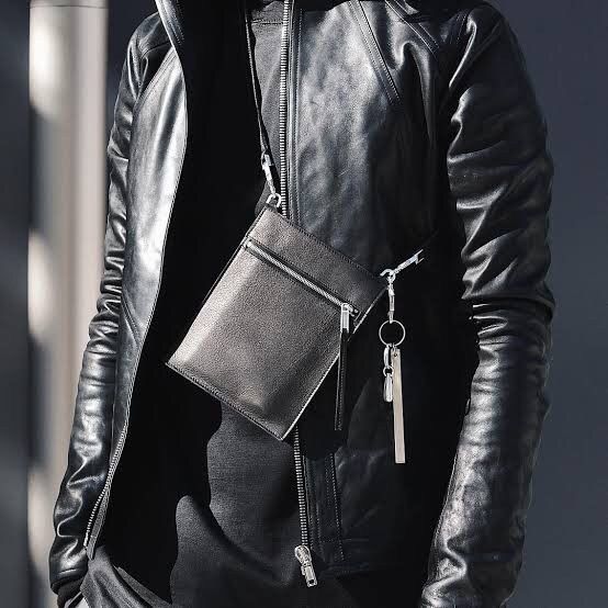 Rick Owens Leather Security Pocket bag | Grailed