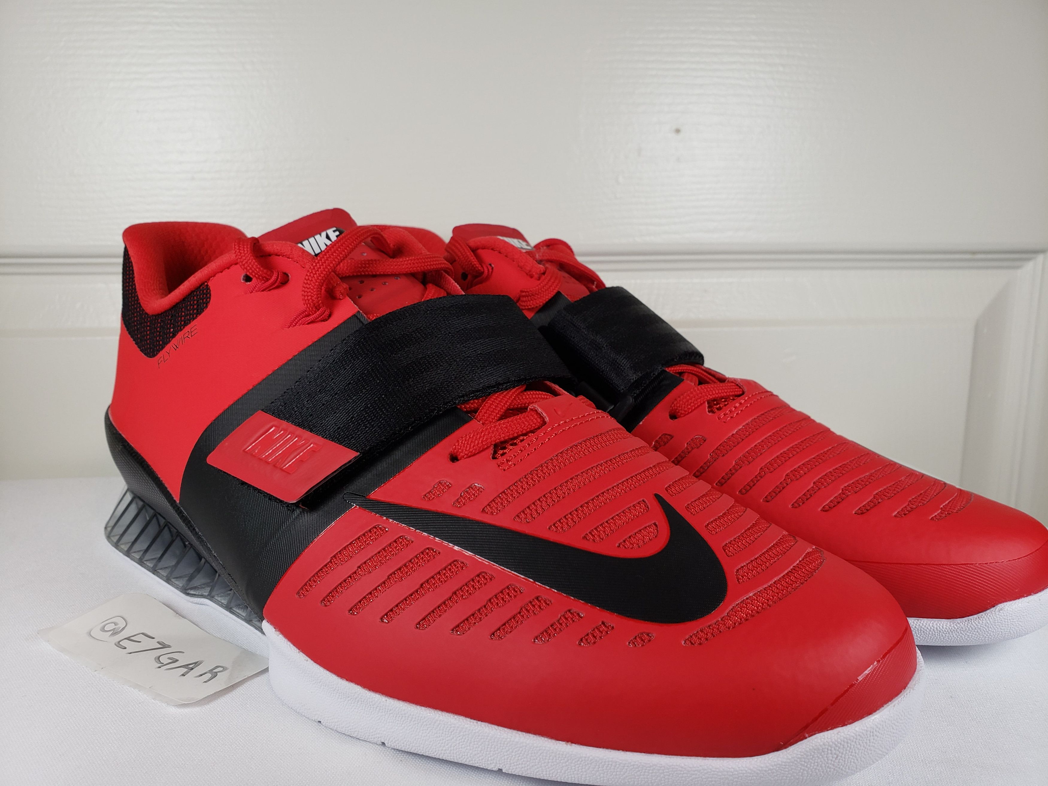 Nike romaleos 3 red and black best sale