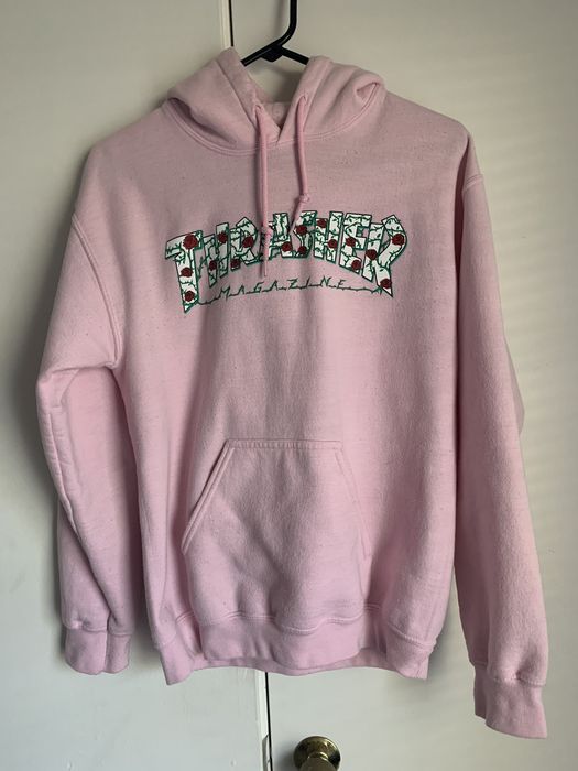 Thrasher Roses Pink Hoodie