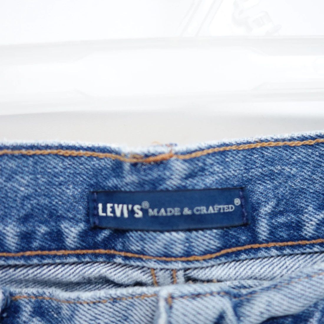 Levi's × Levi's Made & Crafted LOT 511 32 x 32 Slim Fit Patched Upcycled Denim Jeans Size US 32 / EU 48 - 3 Thumbnail