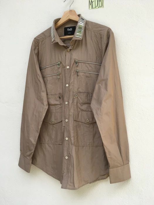 Dolce & Gabbana Dolce & Gabbana Silver Metal Collar neck Light Jacket Size US M / EU 48-50 / 2 - 4 Thumbnail