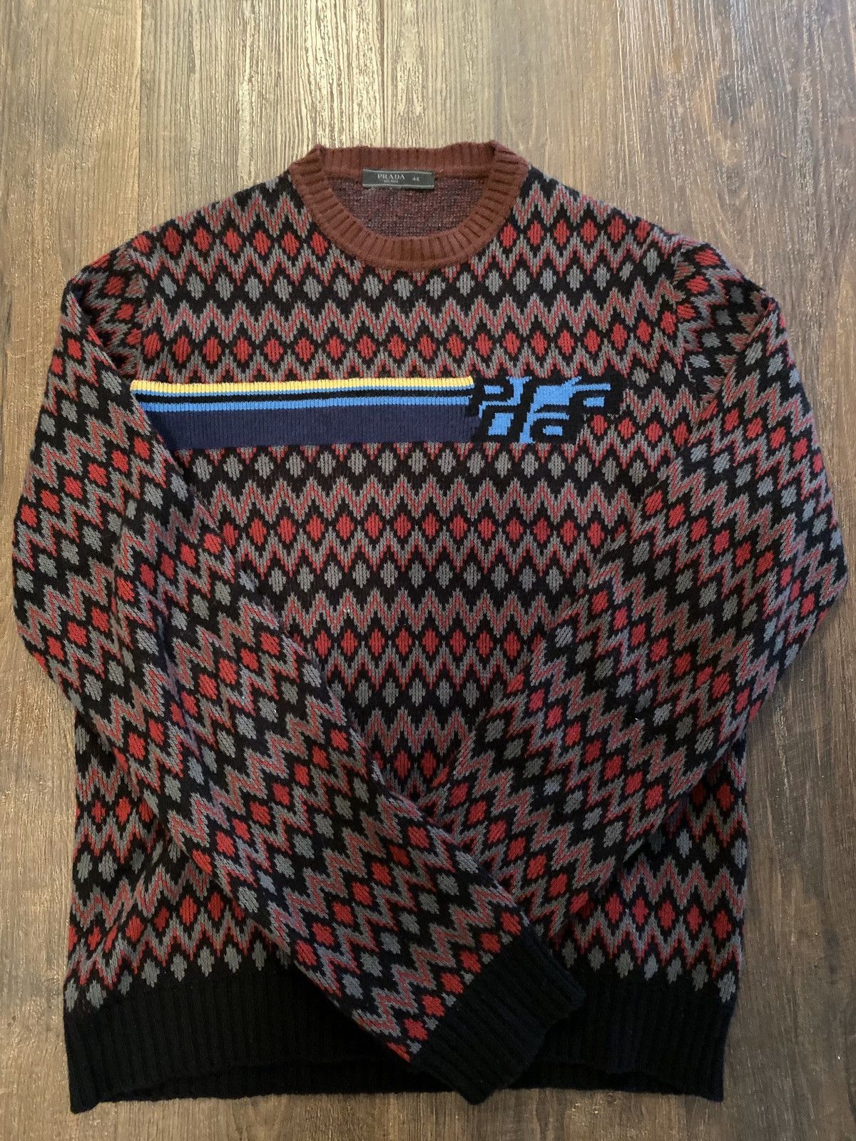 Vintage Prada 2000s Mohair Wool Zip Sweater Size M/L | eBay