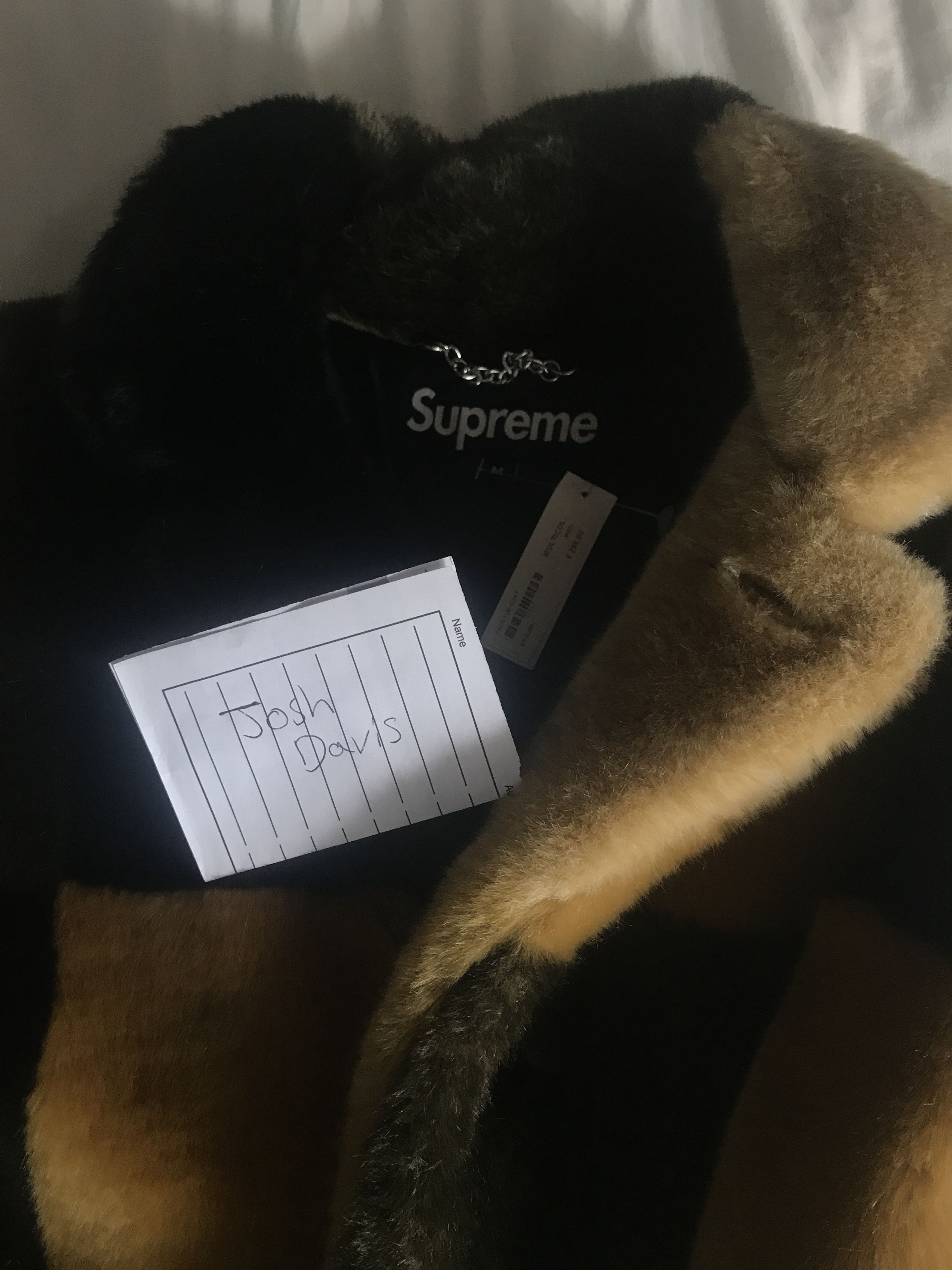 Jacket Supreme Copies Supreme Fw15 Patchwork Faux Fur Coat