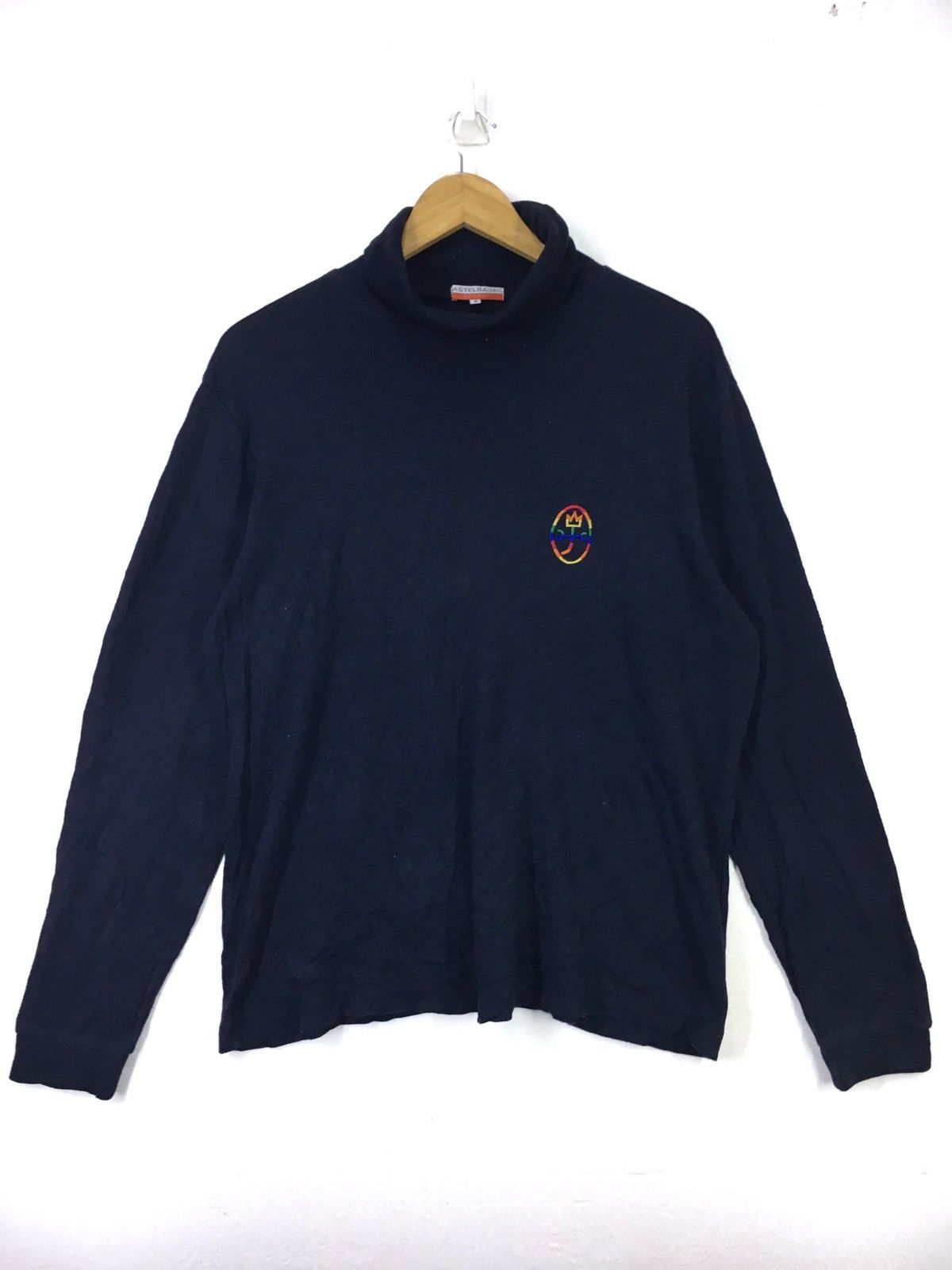 Japanese Brand Castelbajac Embroidery Small Logo Sweatshirt | Grailed