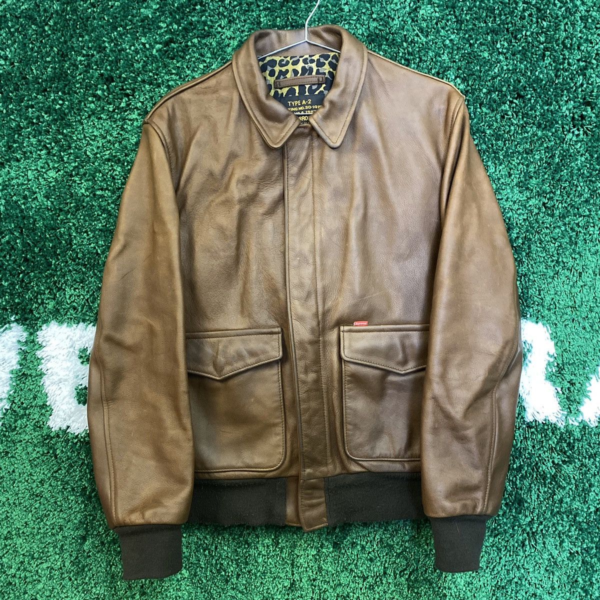 Schott × Supreme Supreme Schott Type A-2 Leather Jacket Size M 