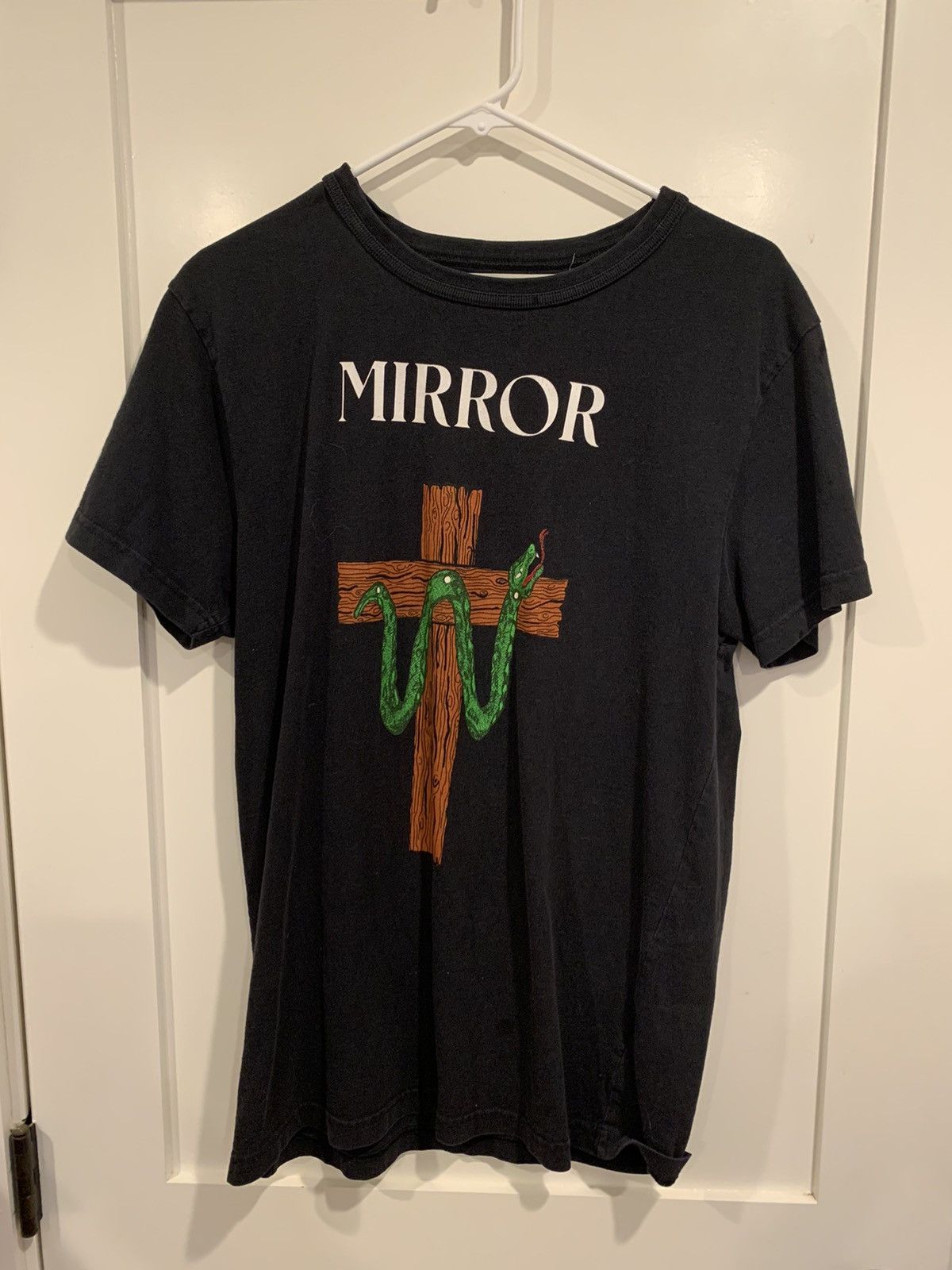 Off White Snake Cross Tee S S 17 Mirror Mirror Grailed