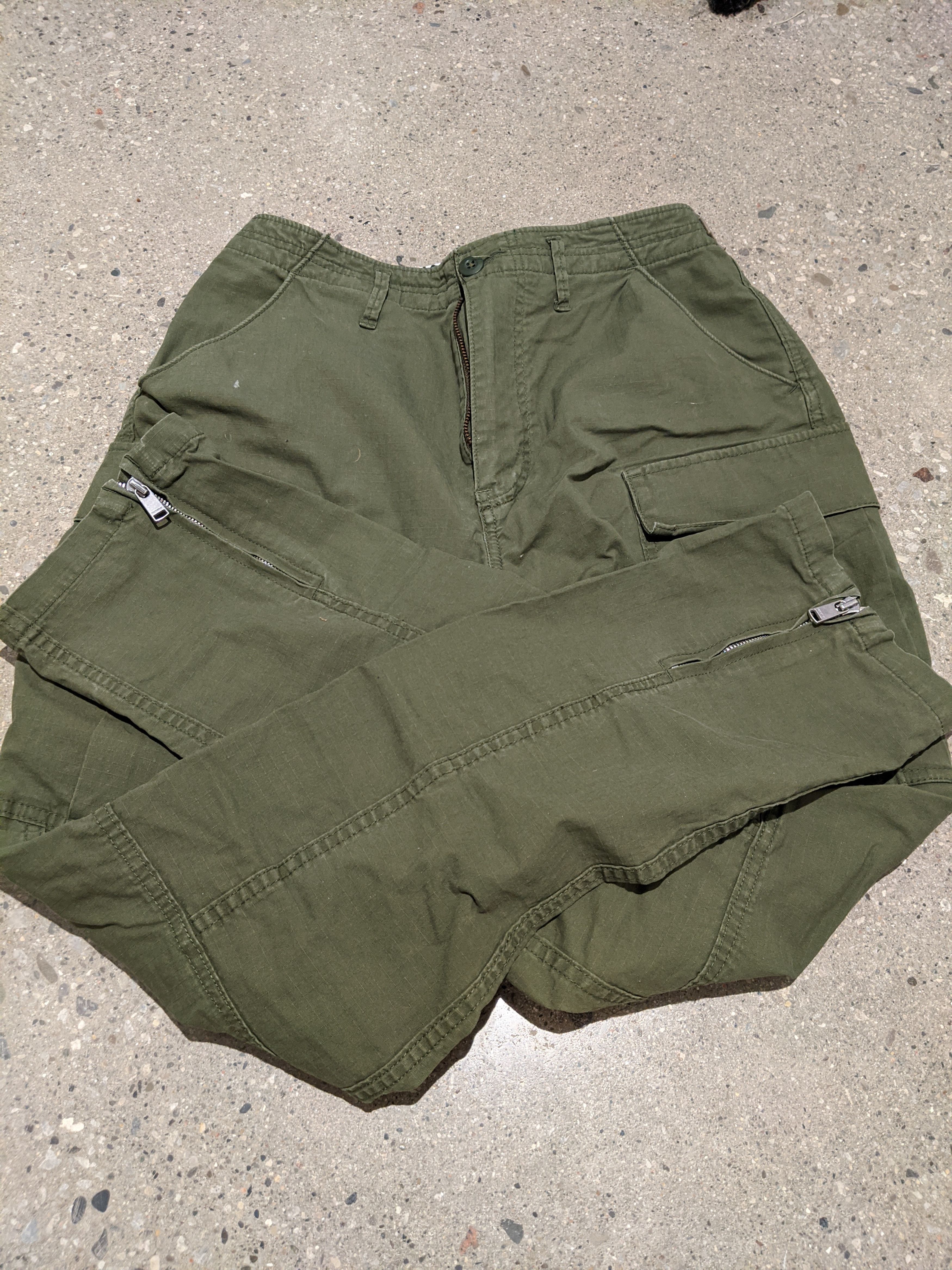 Nonnative Nonnative Olive Ripstop Trouper Cargo Pants Size US 30 / EU 46 - 2 Thumbnail