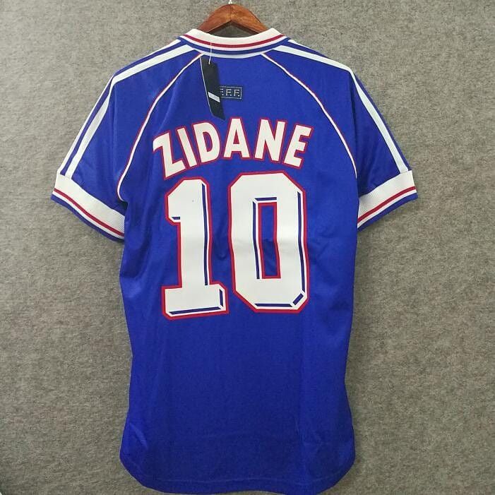 新品 ZIDANE 10adidas FIFA WORLD 98 France Zinedine Zidane #10 New Men's Retro World Cup Final 98