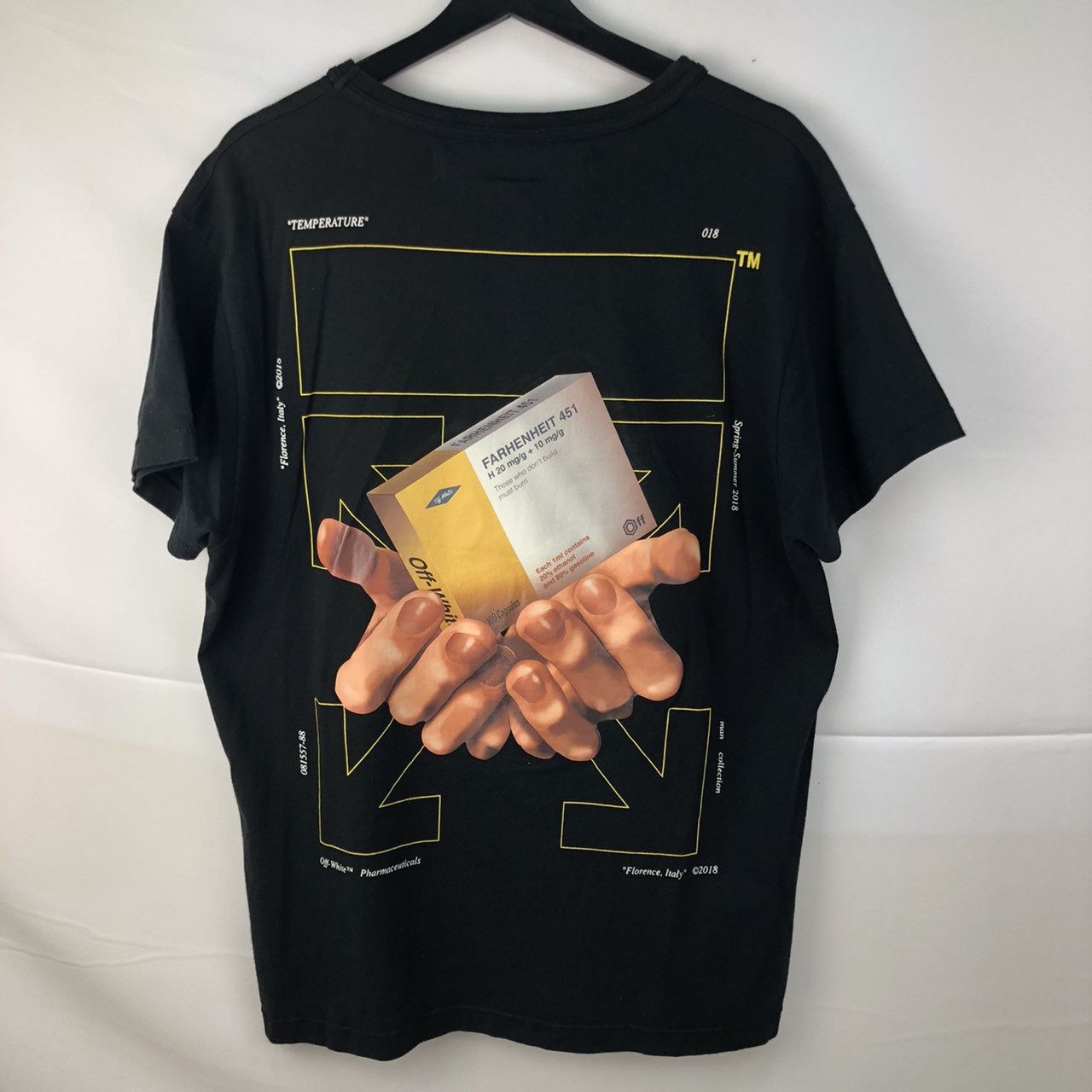 Off White Off White Fahrenheit T Shirt Grailed